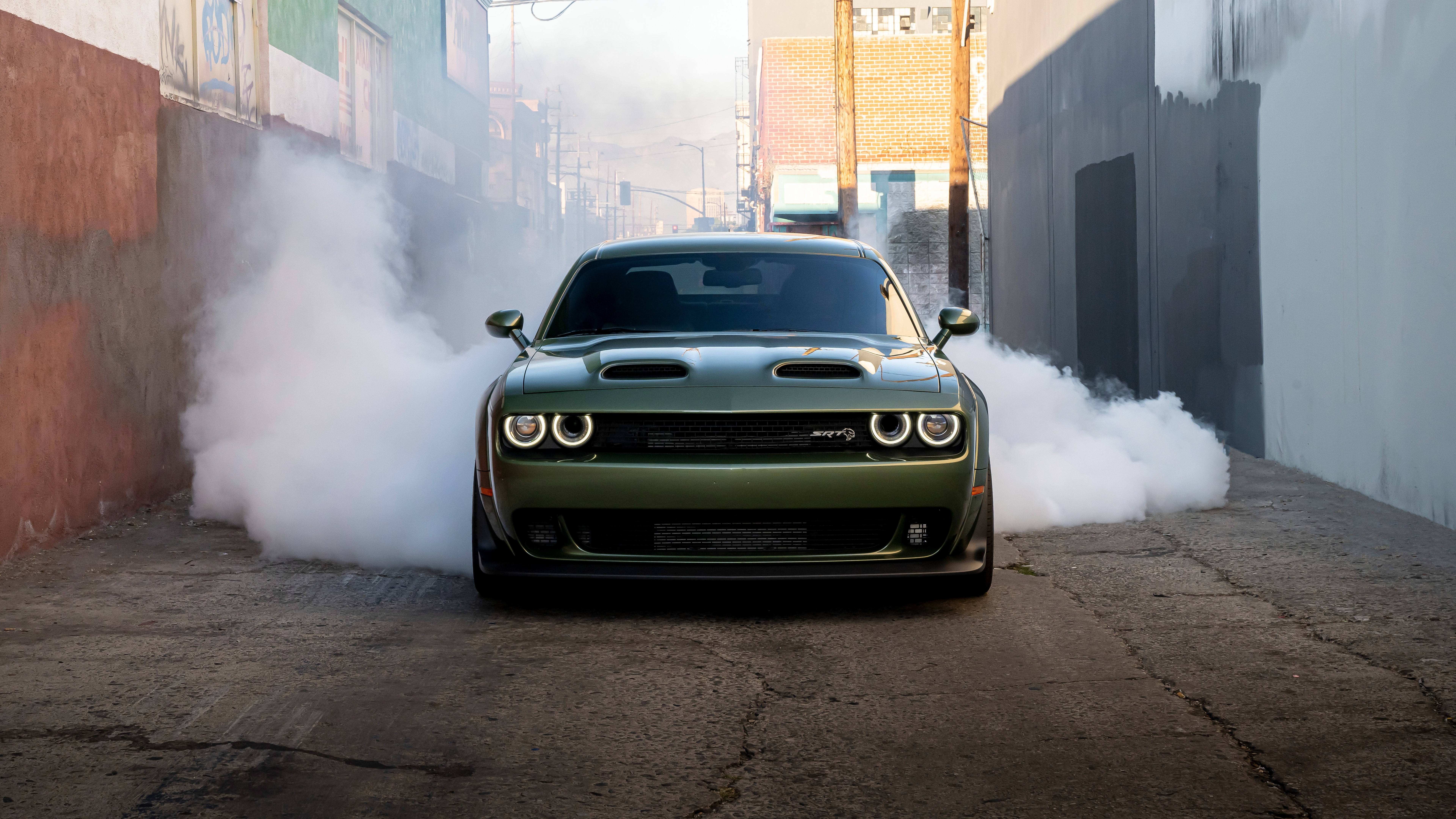 7680x4320 Dodge Challenger SRT Hellcat Redeye Widebody Jailbreak 2022 4K 8K Wallpaper Car Wallpaper