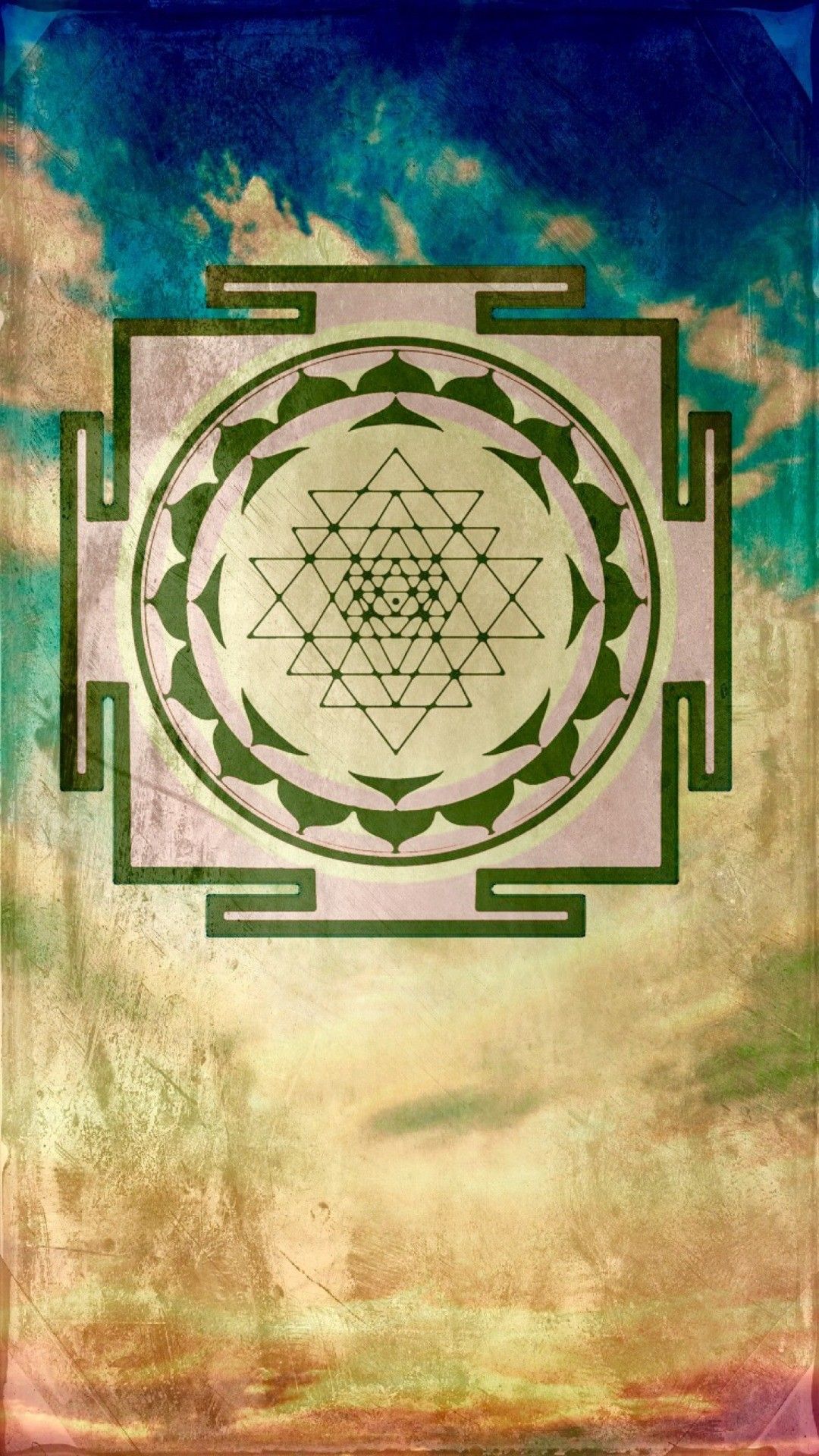 1080x1920 Sri Yantra Wallpaper
