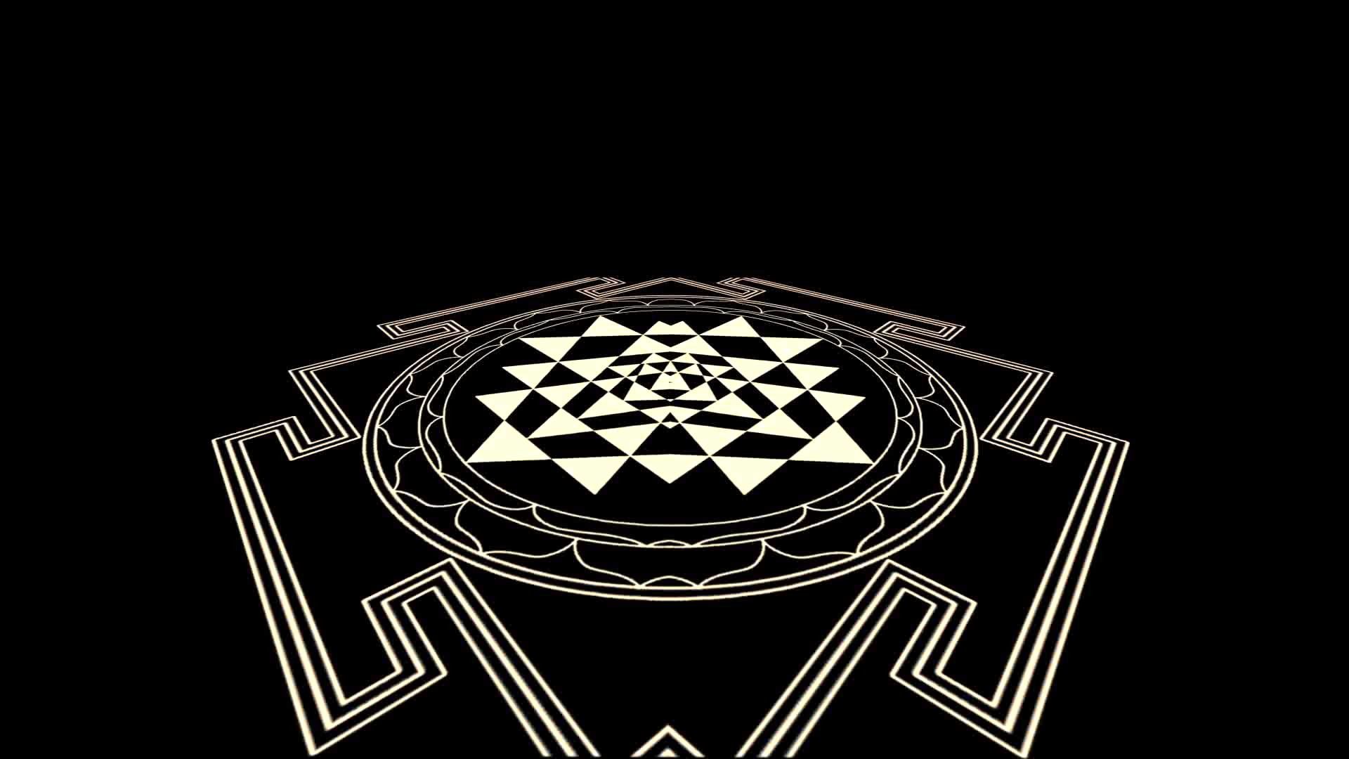 1920x1080 Sri Yantra Wallpaper