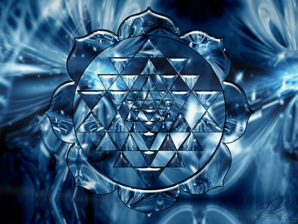 1024x768 Shri Yantra Wallpaper