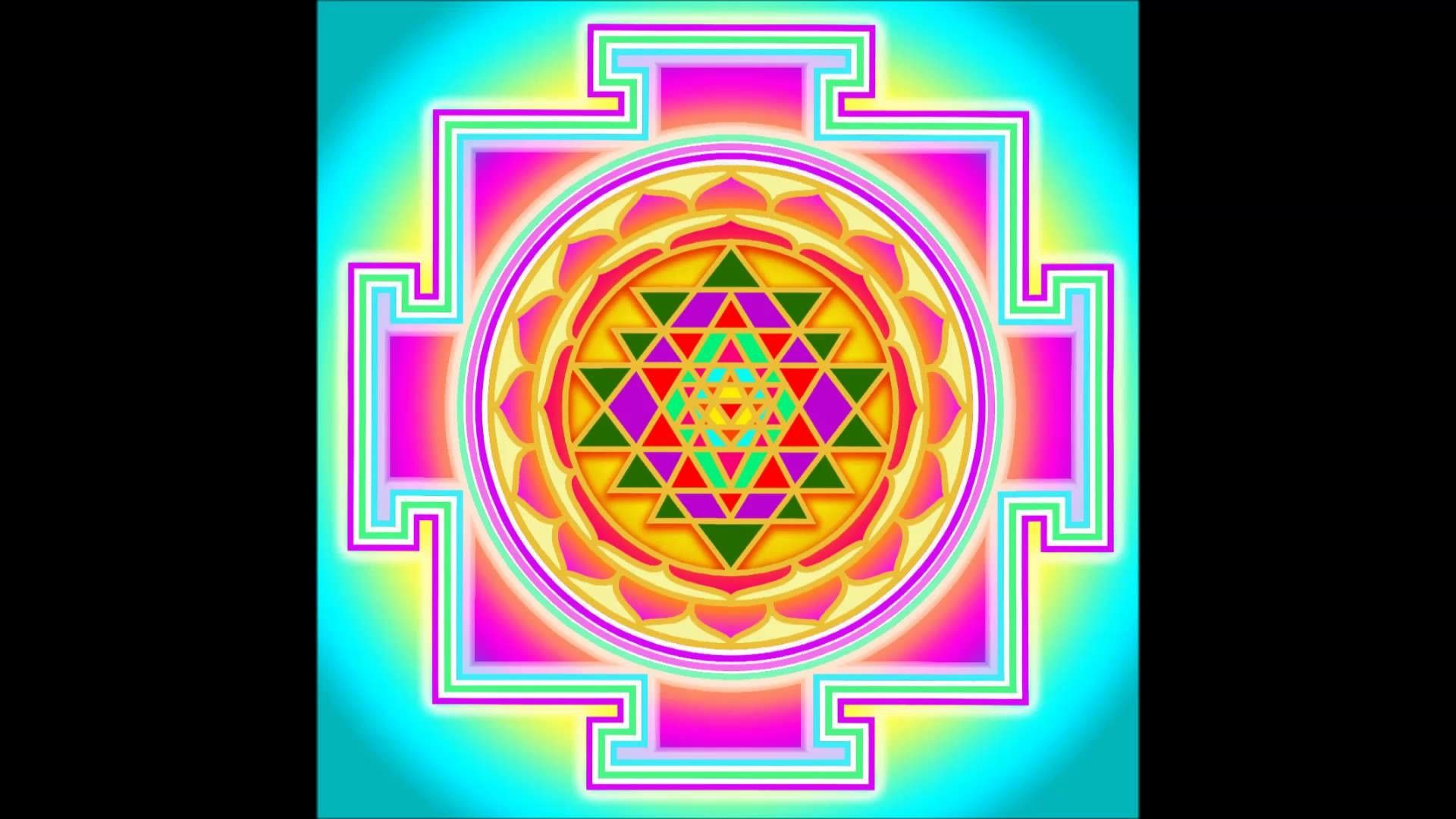 1920x1080 Sri Yantra Wallpaper