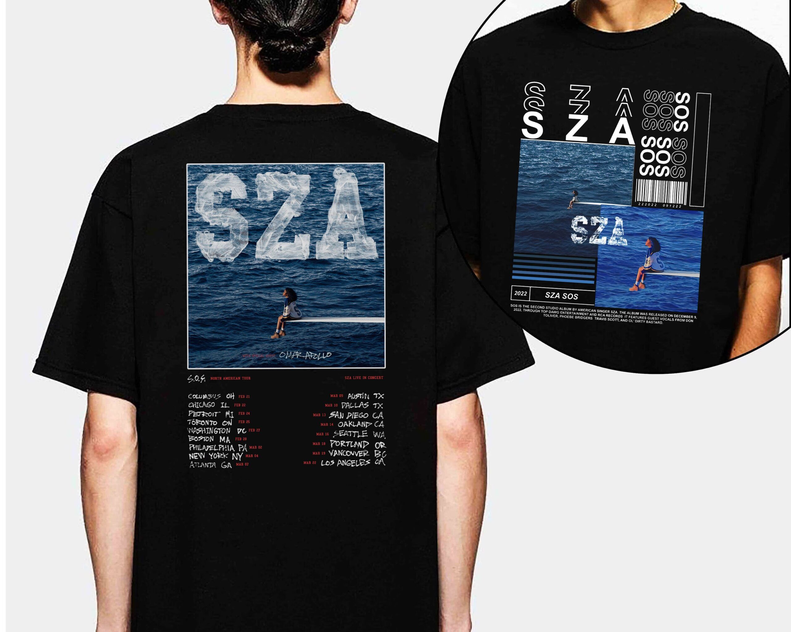 2560x2048 SZA SOS New Album North American Tour Shirt Family Gifts