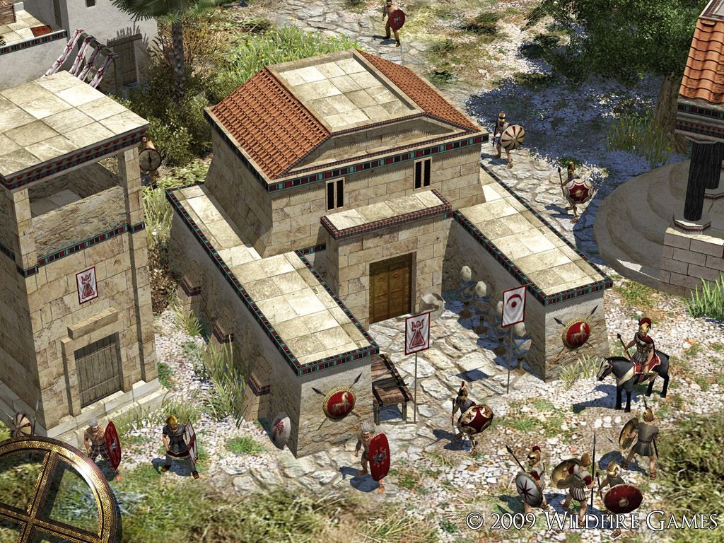 1024x768 Carthage Buildings 4 - Barracks image A.D. Empires Ascendant