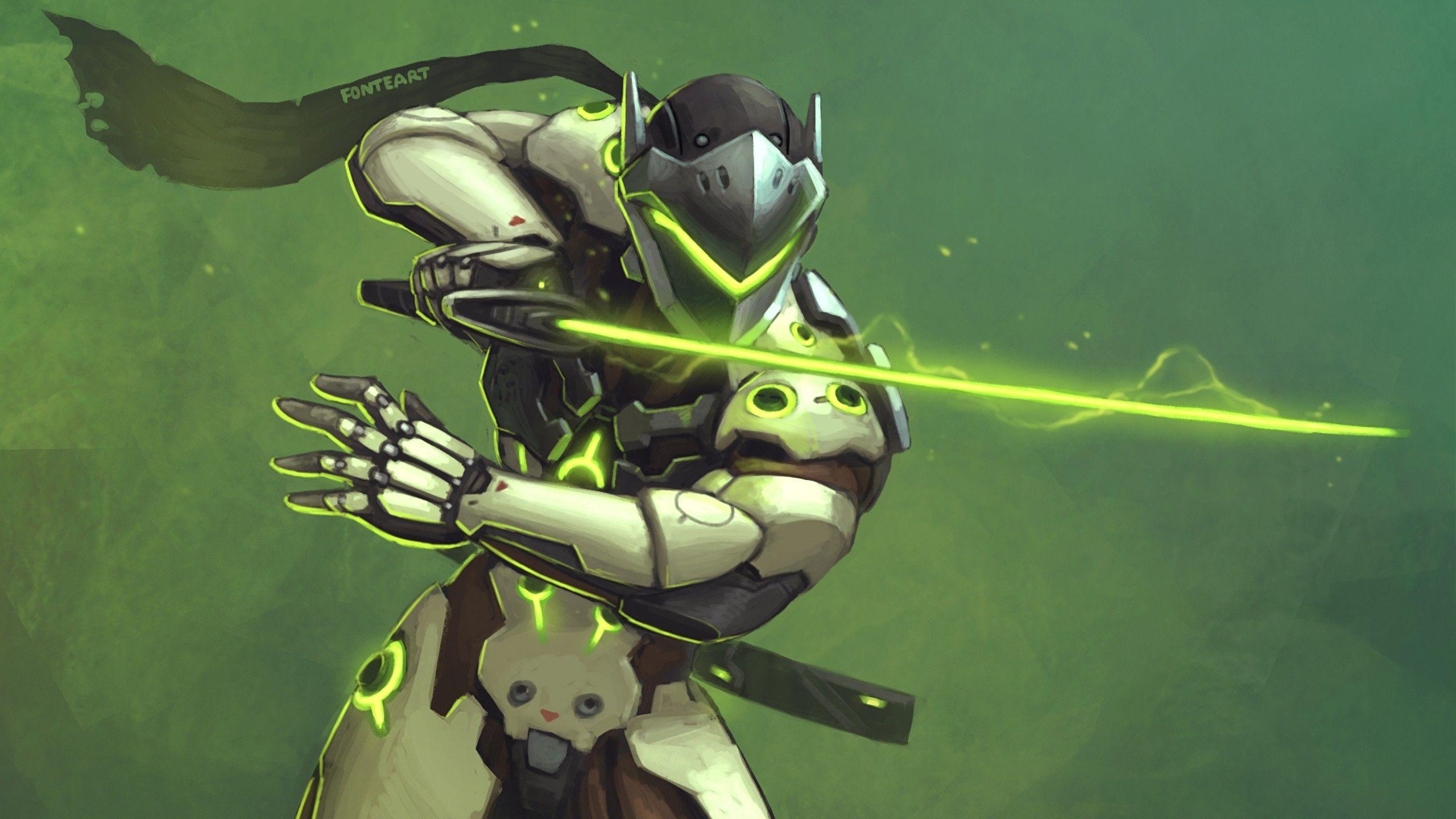 2560x1440 The dragon ninja HD Wallpaper