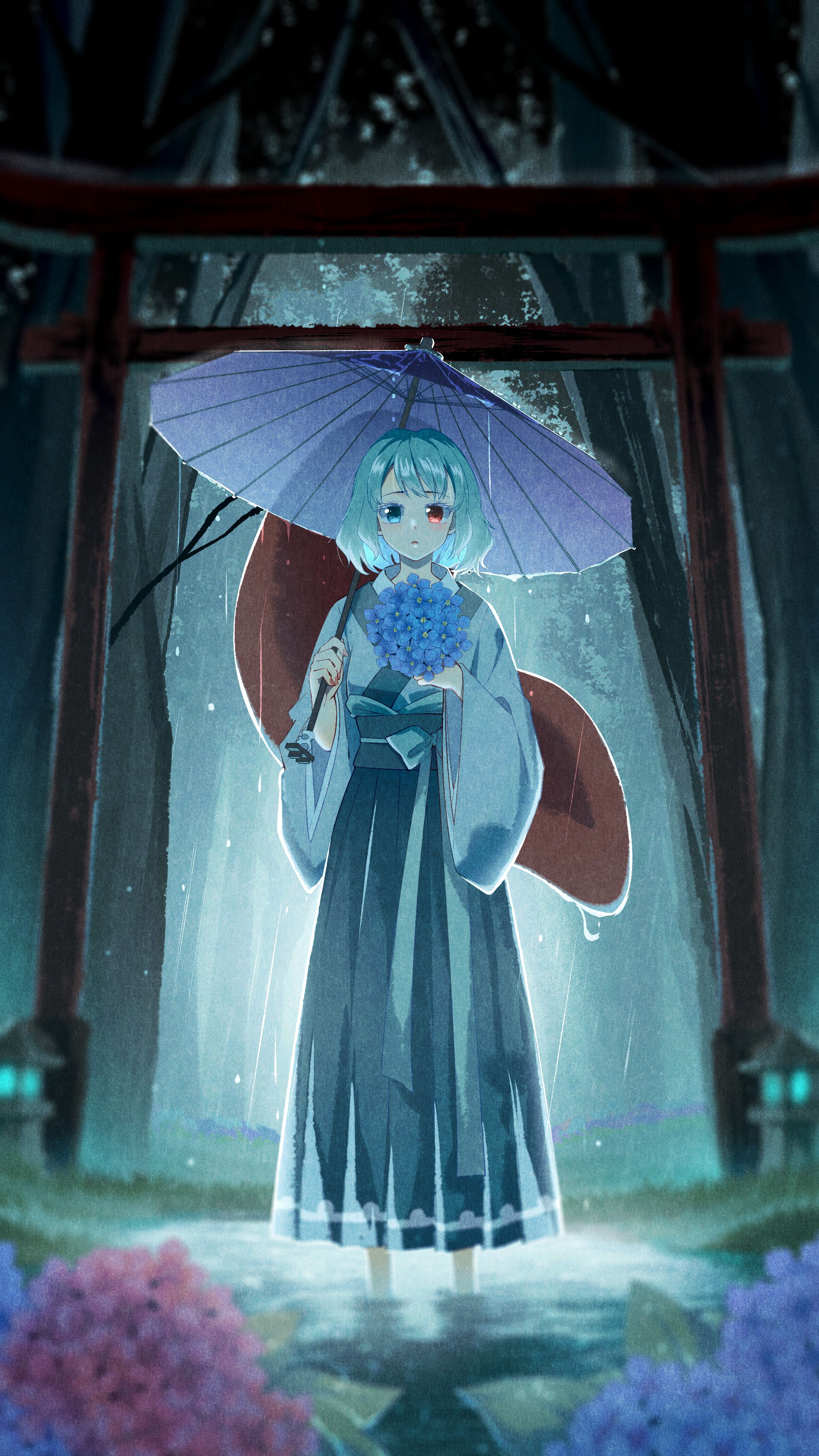 2160x3840 Tatara Kogasa (Kogasa Tatara) Wallpaper by xiaobanjie Anime Image Board