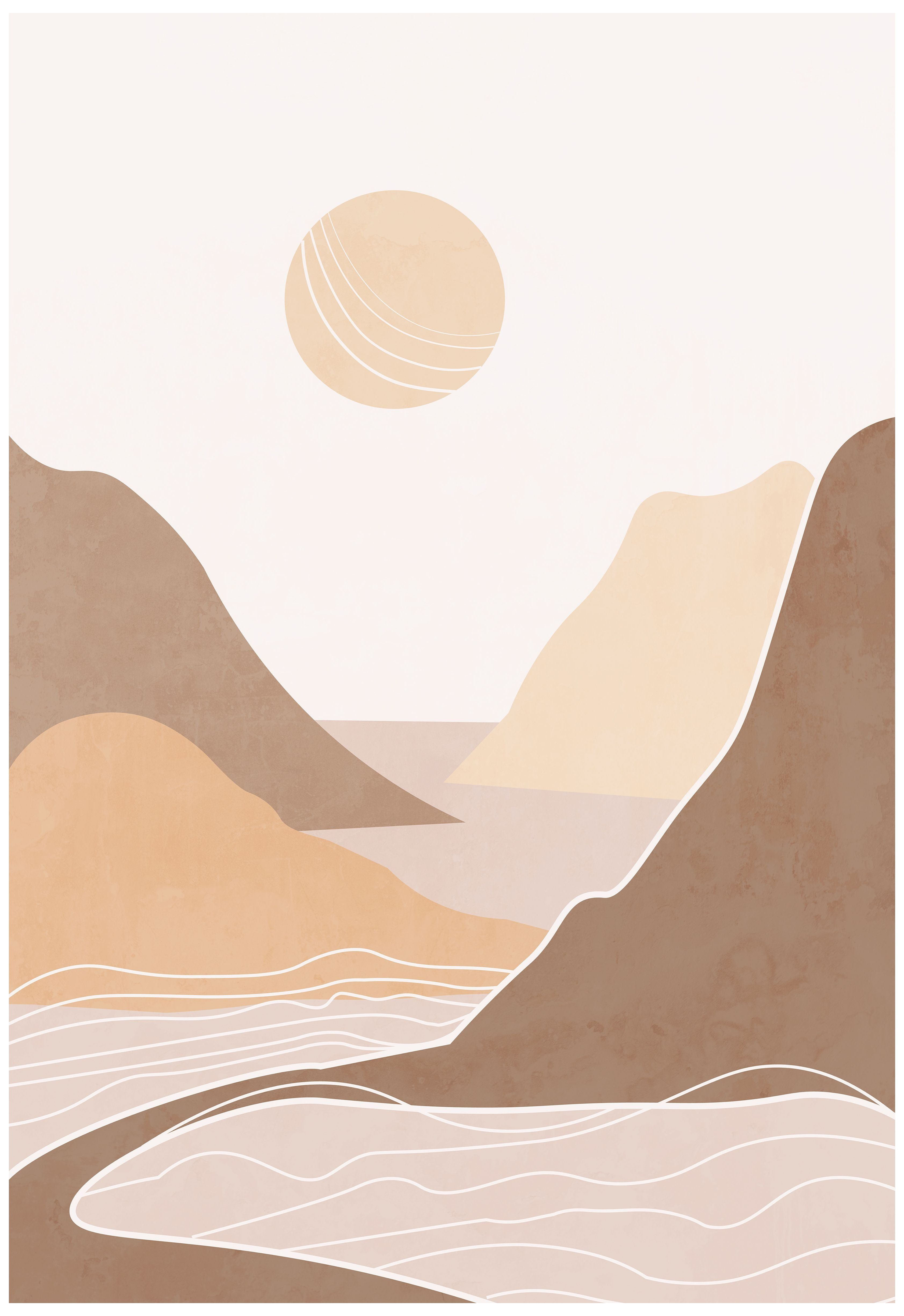 3366x4896 Bohemian Aesthetic Wallpaper