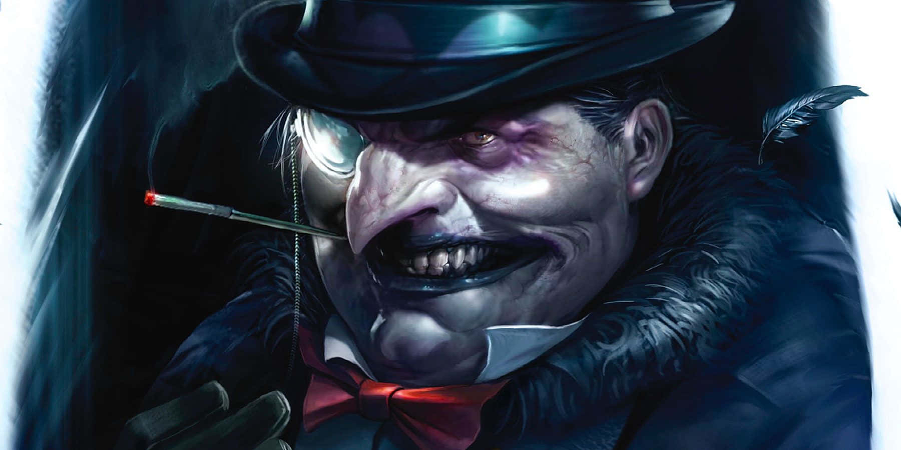1800x900 Batman Penguin Wallpaper