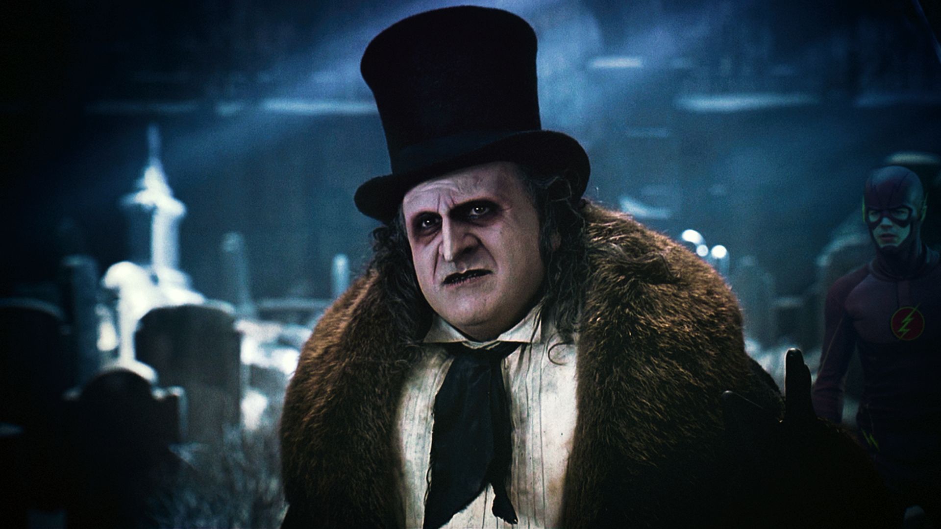 1920x1080 Superhero DC Comics Batman Penguin The Flash Batman Returns Danny DeVito Wallpaper:1920x1080
