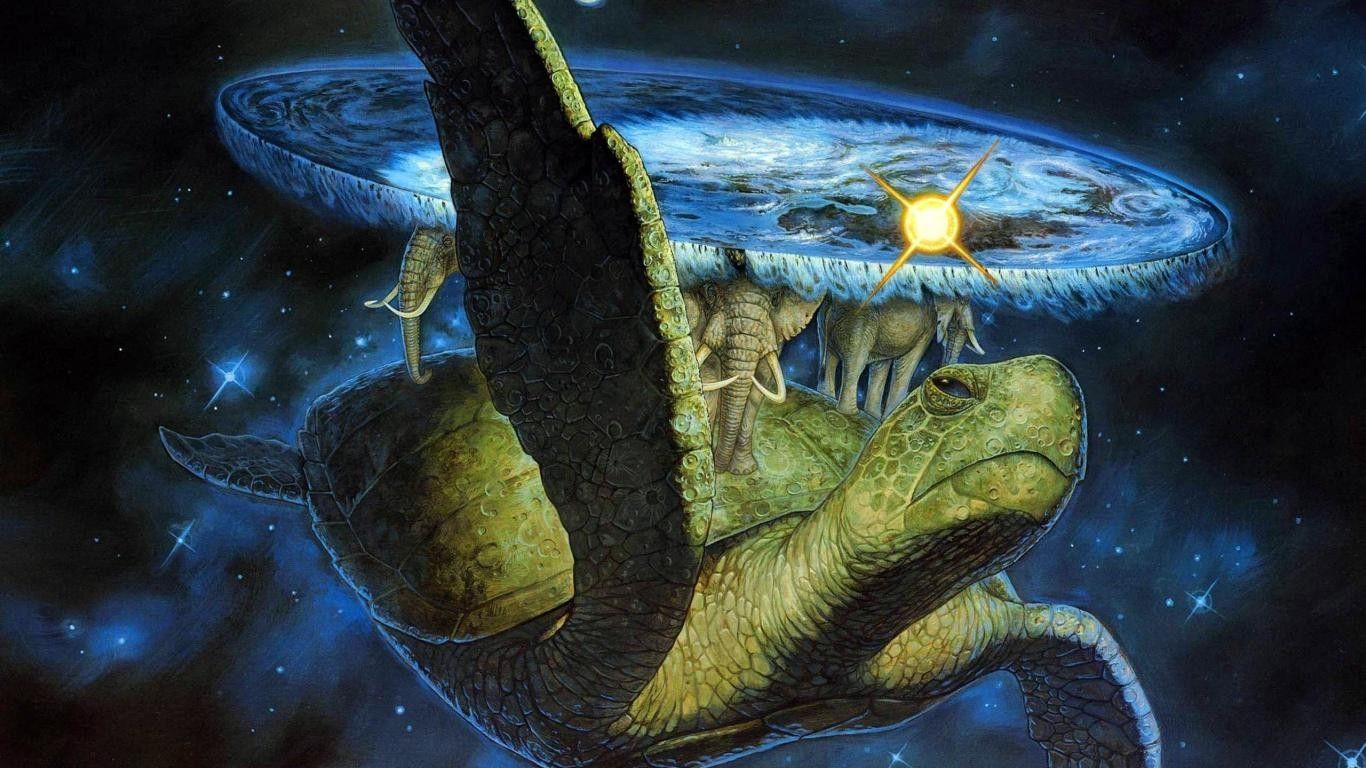 1366x768 fantasy art, Terry Pratchett, Discworld Gallery HD Wallpaper