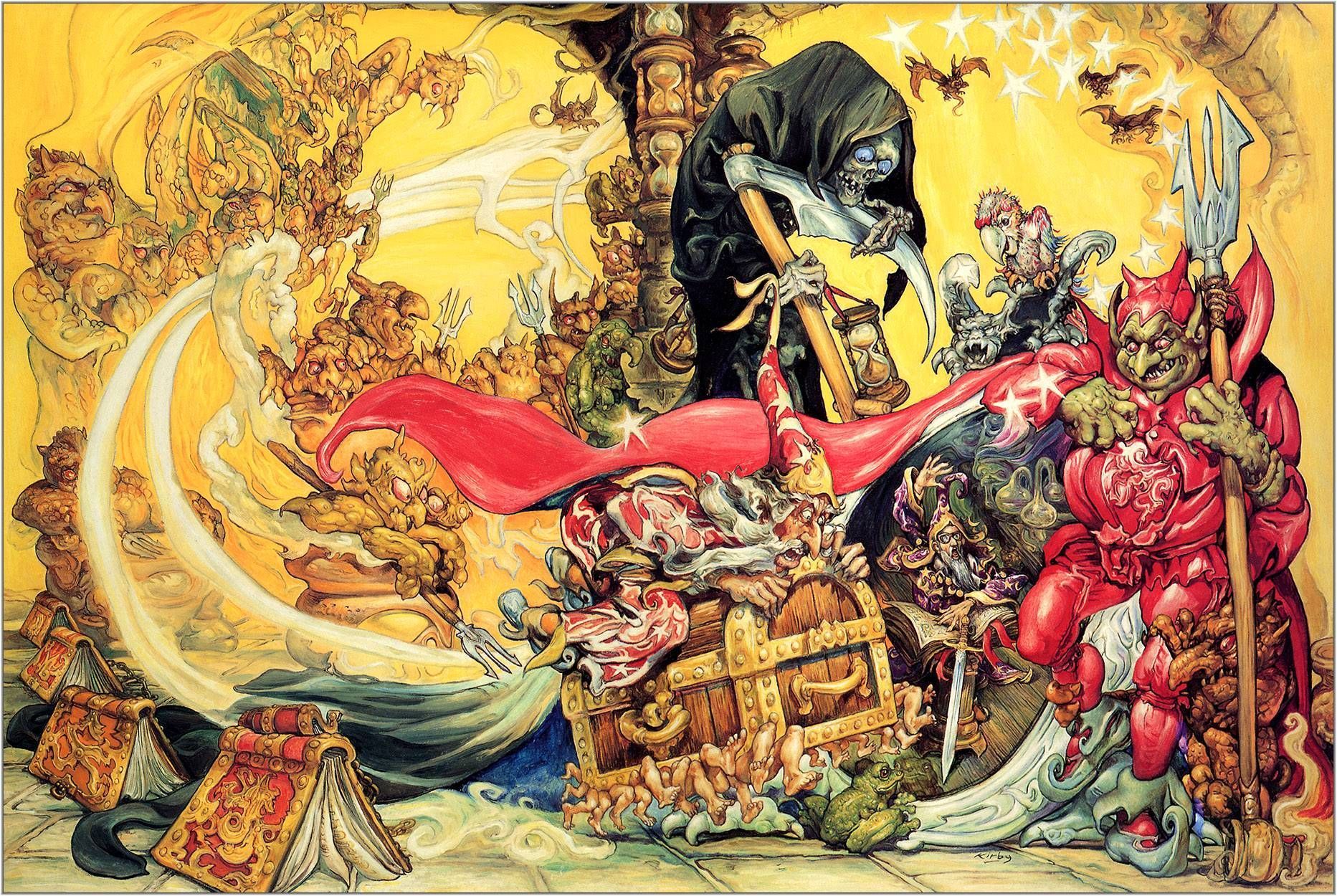 1865x1250 discworld picture. Fantasy artwork, Fantasy art, Art