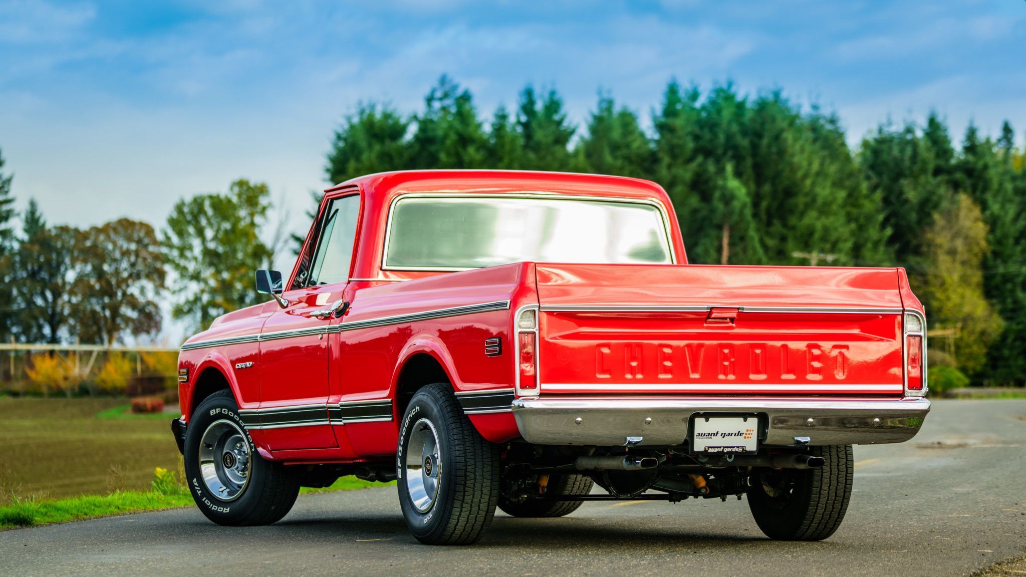2048x1152 Car Chevrolet C10 Old Car Pickup Red Car Wallpaper:2048x1152