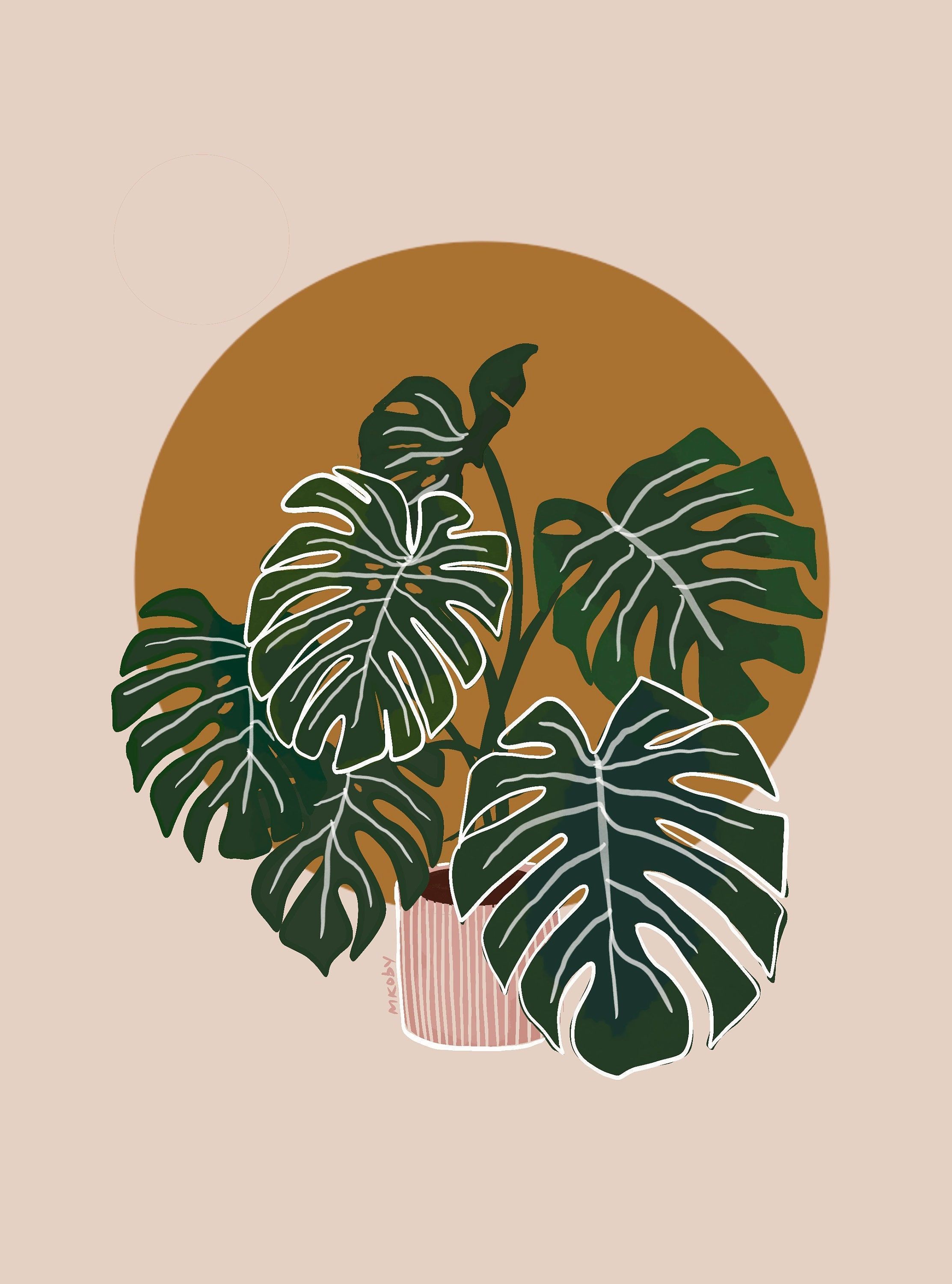 2225x3000 Monstera UK. Ilustrações gráficas, Arte minimalista, Arte para impressão