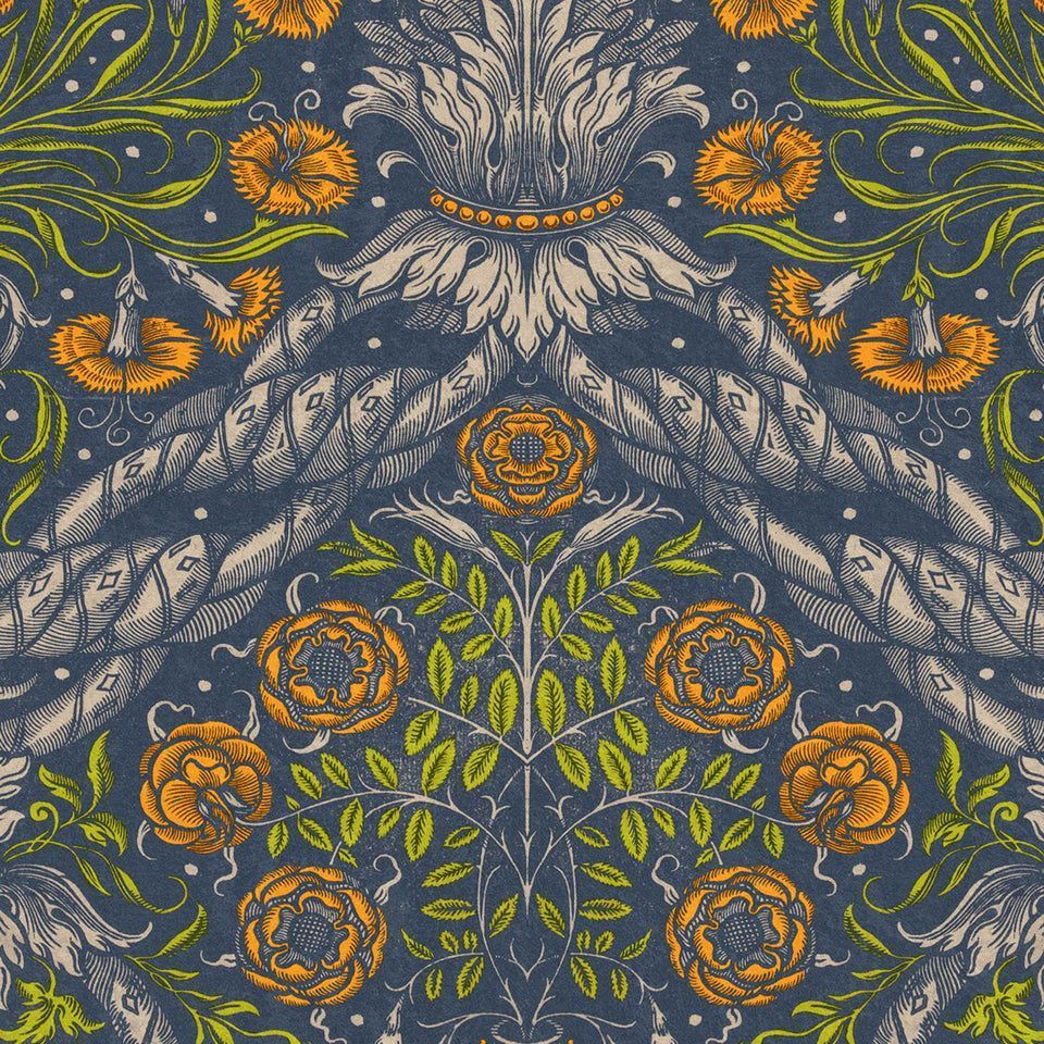 960x960 Floral Ornament Wallpaper