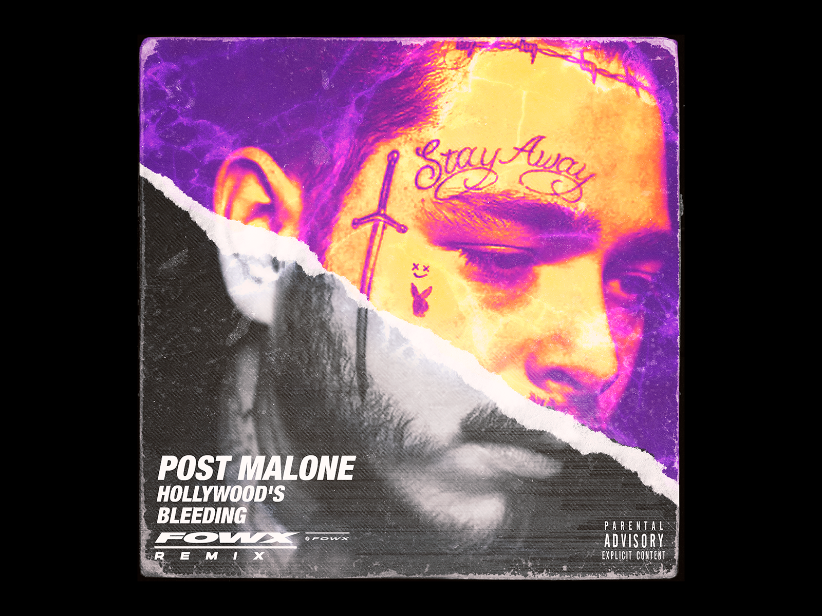 1600x1200 POST MALONE Hollywood's Bleeding FOWX REMIX. by Dammit.png on Dribbble