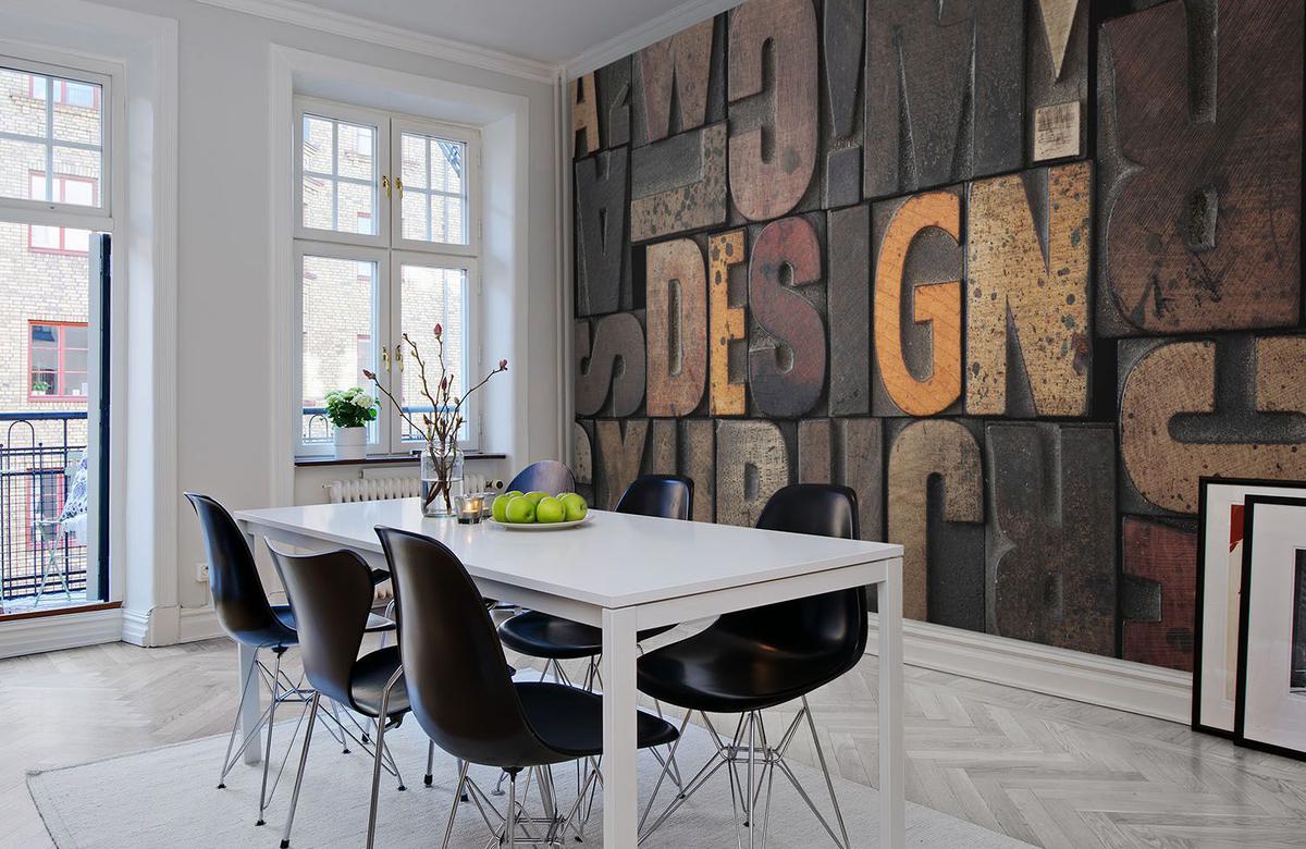 1200x780 Woodcut. Rebel Walls. Wallpaper