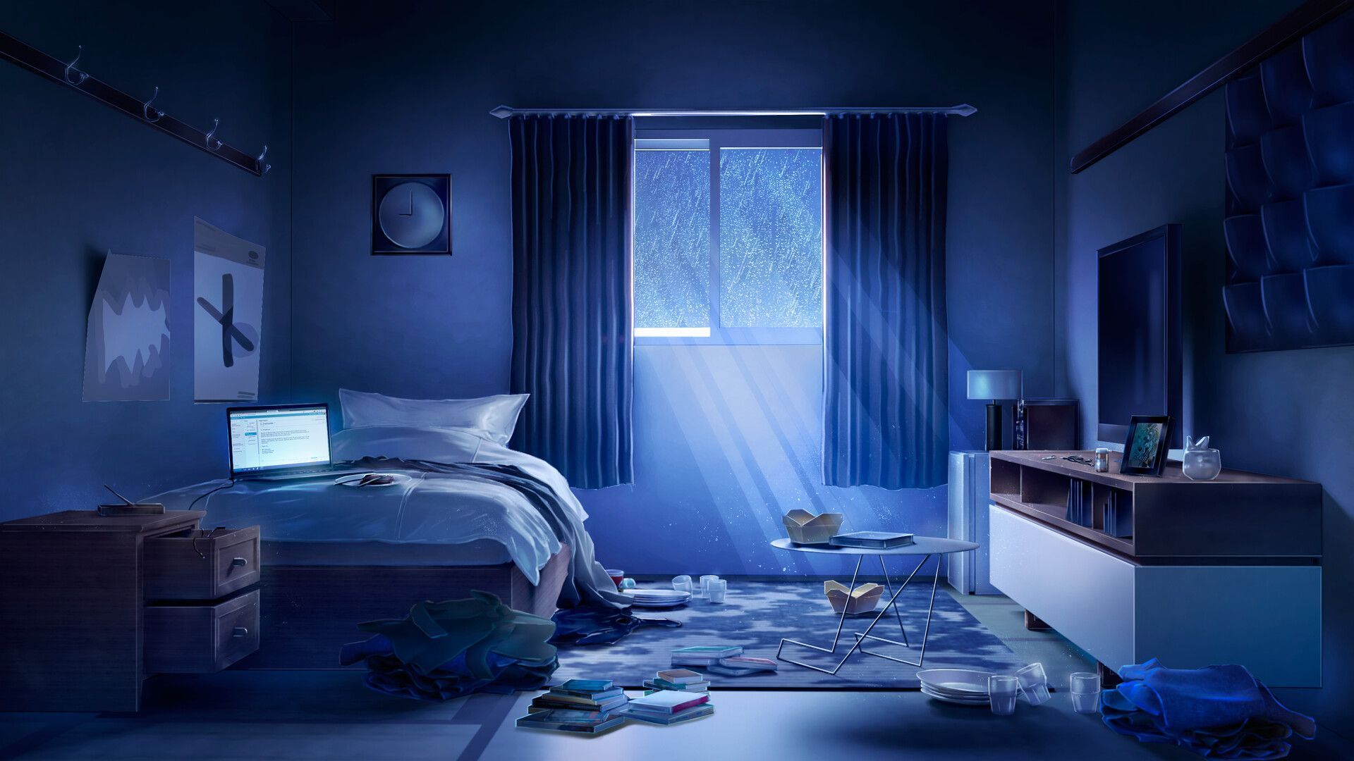 Dark anime bedroom HD wallpapers | Pxfuel