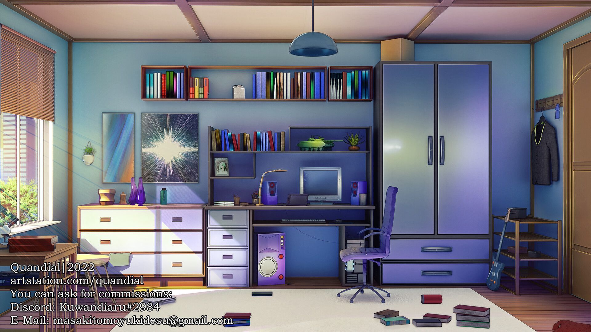 1920x1080 Messy room