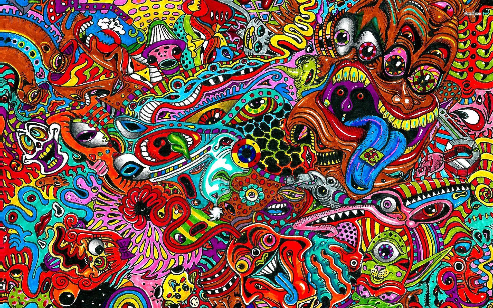 1920x1200 Psychedelic HQ Background Wallpaper 23251