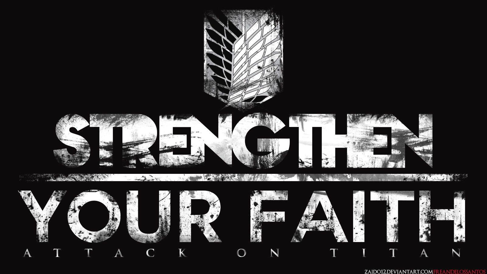 1600x900 Shingeki no Kyojin Your Faith Bakgrund and Bakgrund