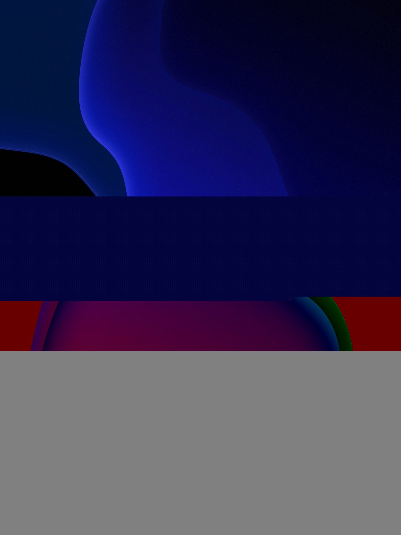 1536x2048 iOS 13 Wallpaper 4K, Blue, Stock, iPadOS