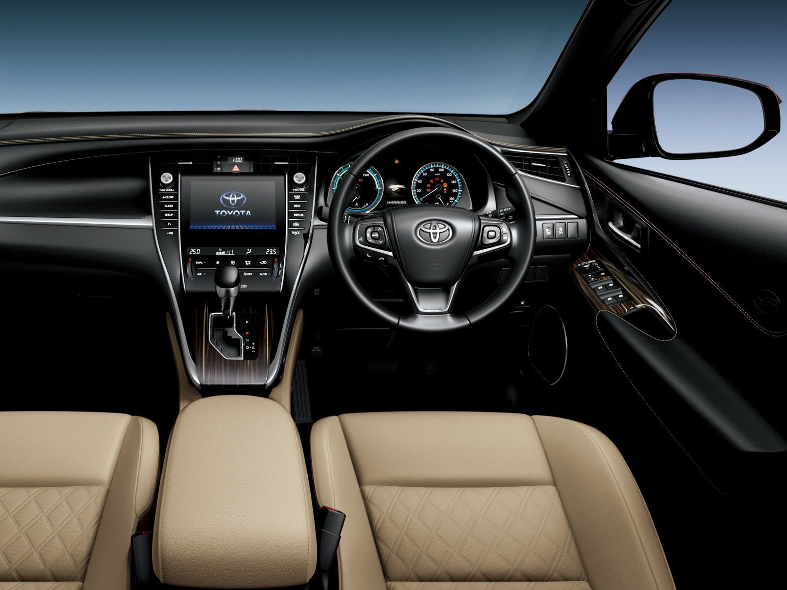 1600x1200 Toyota Harrier (2013). Toyota harrier, Dashboard car, Toyota