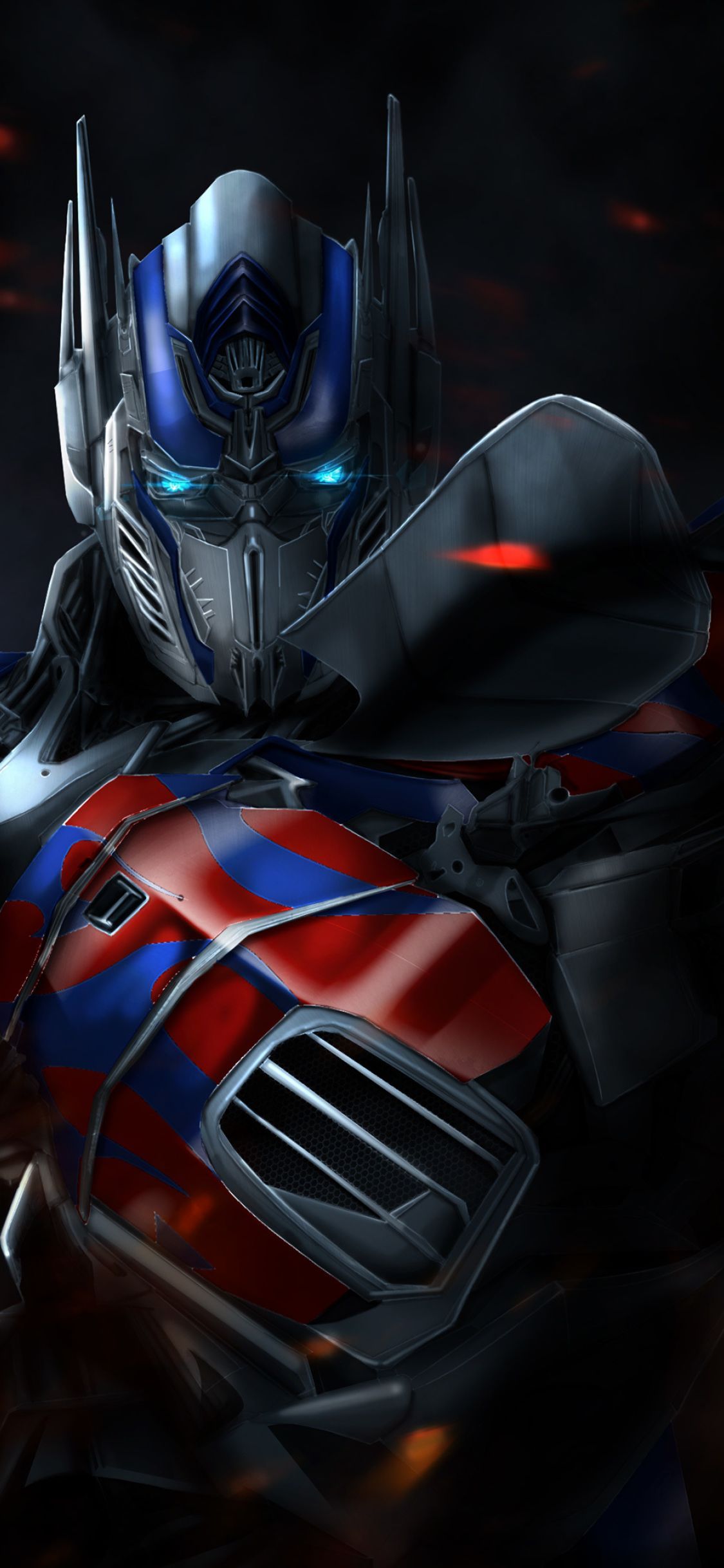 1125x2436 iPhone Optimus Prime Wallpaper