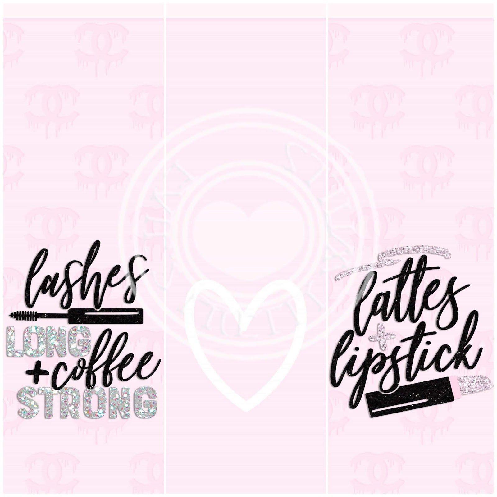 1600x1600 Pretty Walls: Inspirational and pink 6 piece wallpaper set