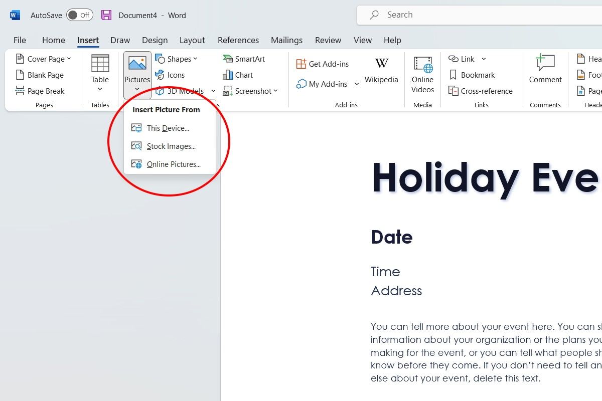 1200x800 How to insert and adjust image in Microsoft Word