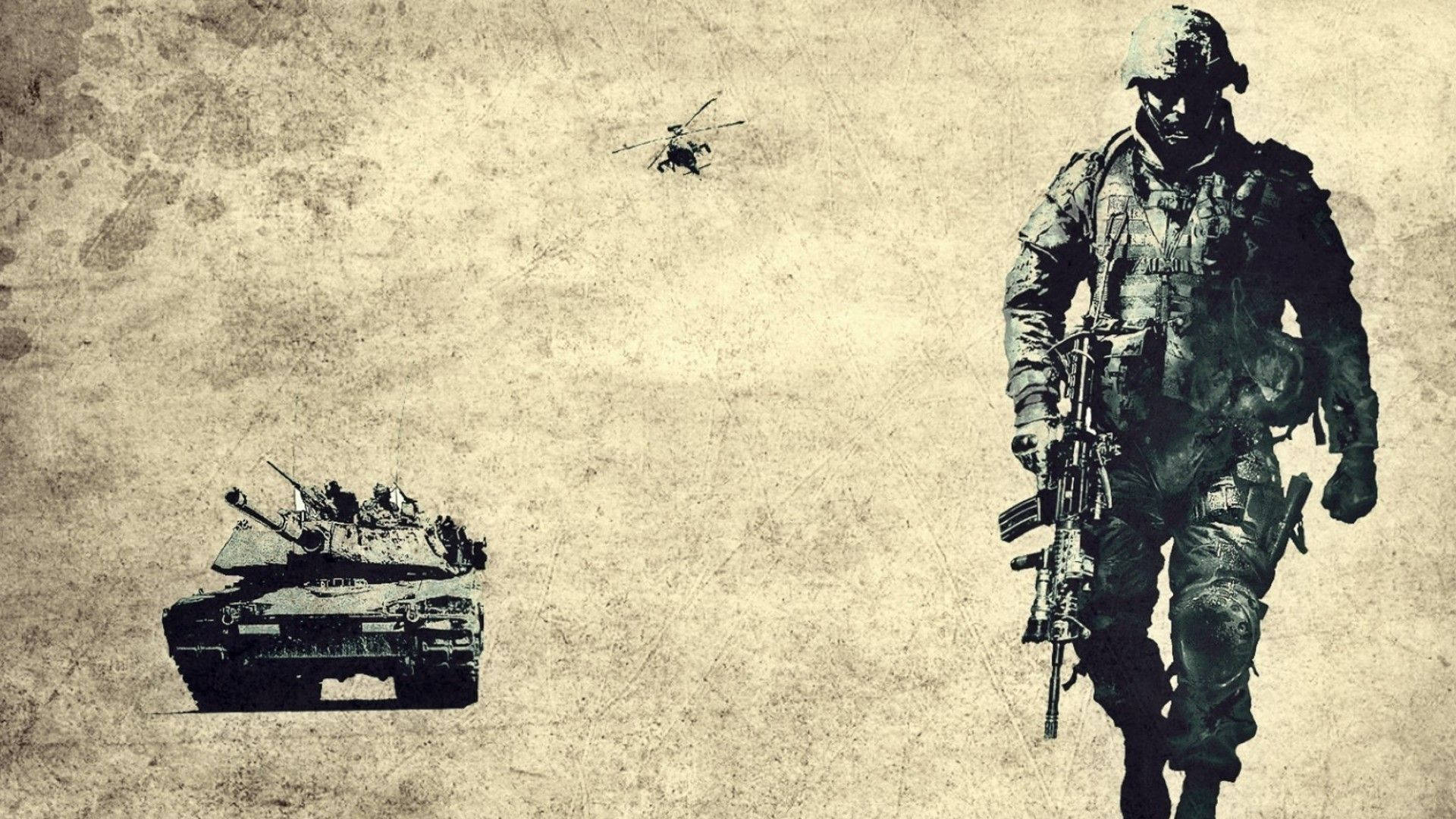 1920x1080 Download Soldier And Army Tank Wallpaper