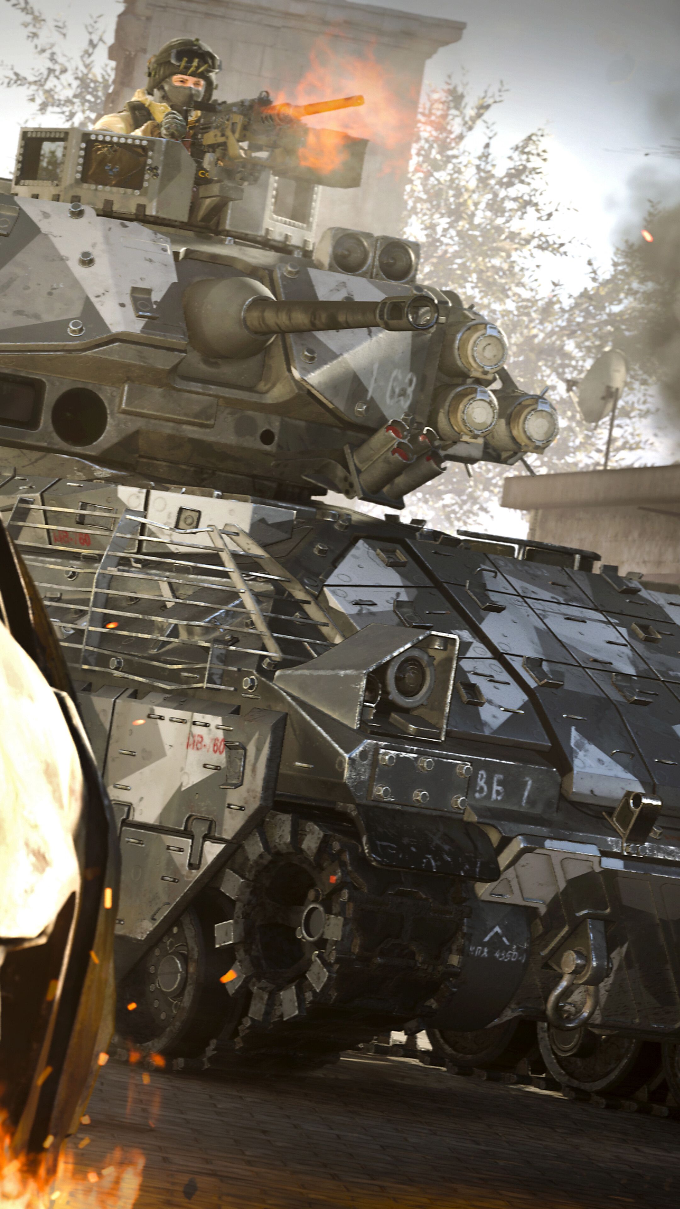 2160x3840 Call of Duty Modern Warfare, Tank, Soldier, 4k Gallery HD Wallpaper