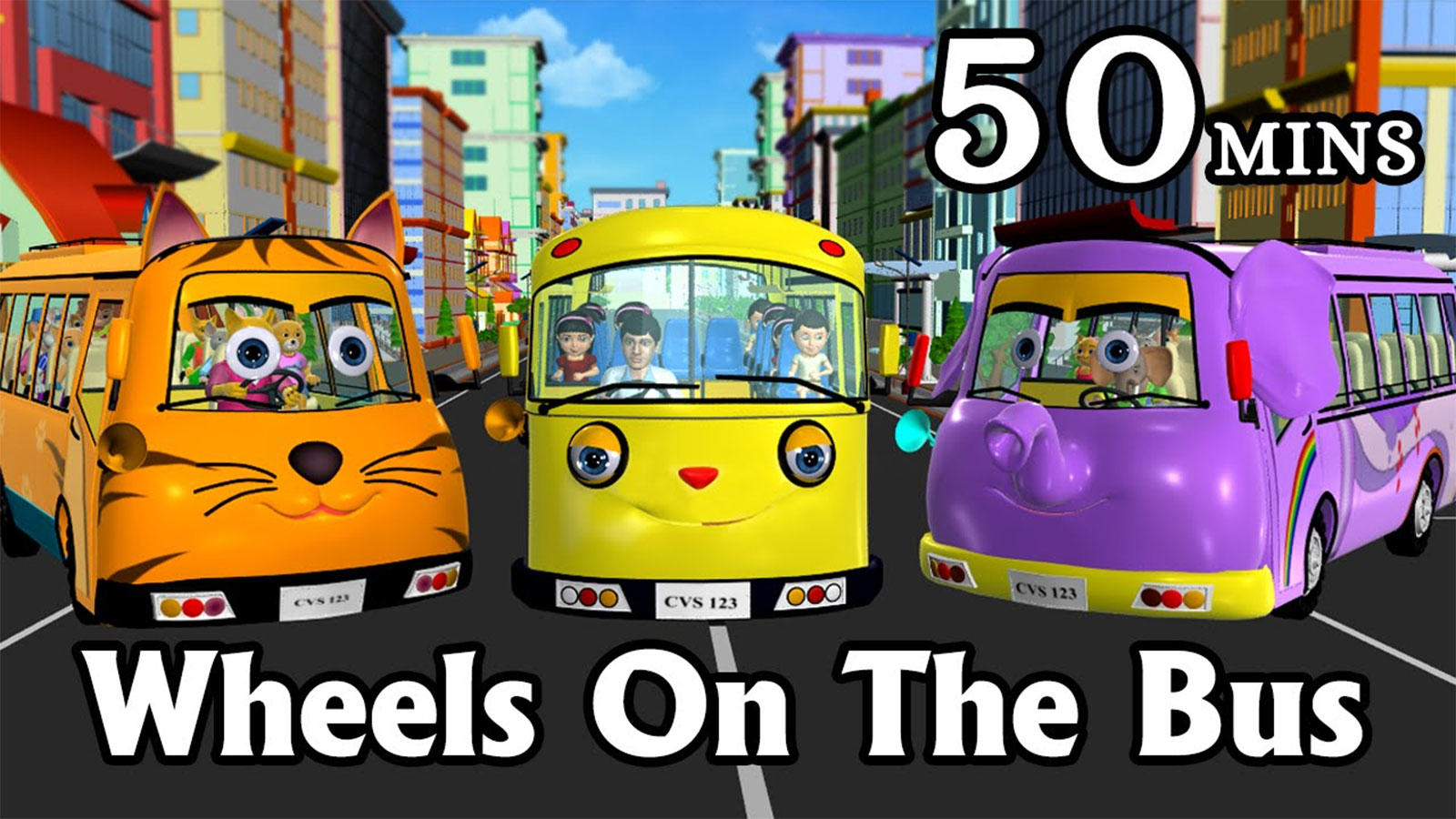 1600x900 Watch Popular Children English Nursery Rhyme 'Wheels On The Bus Go Round And Round' for Kids out Fun Kids Nursery Rhymes And Baby Songs In English