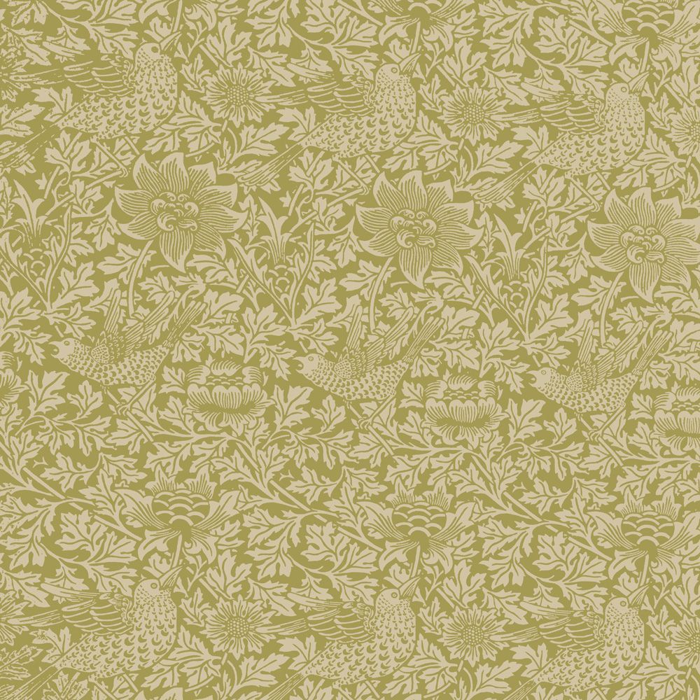 1000x1000 Bradbury Victorian Wallpaper. Bird & Anemone Wallpaper