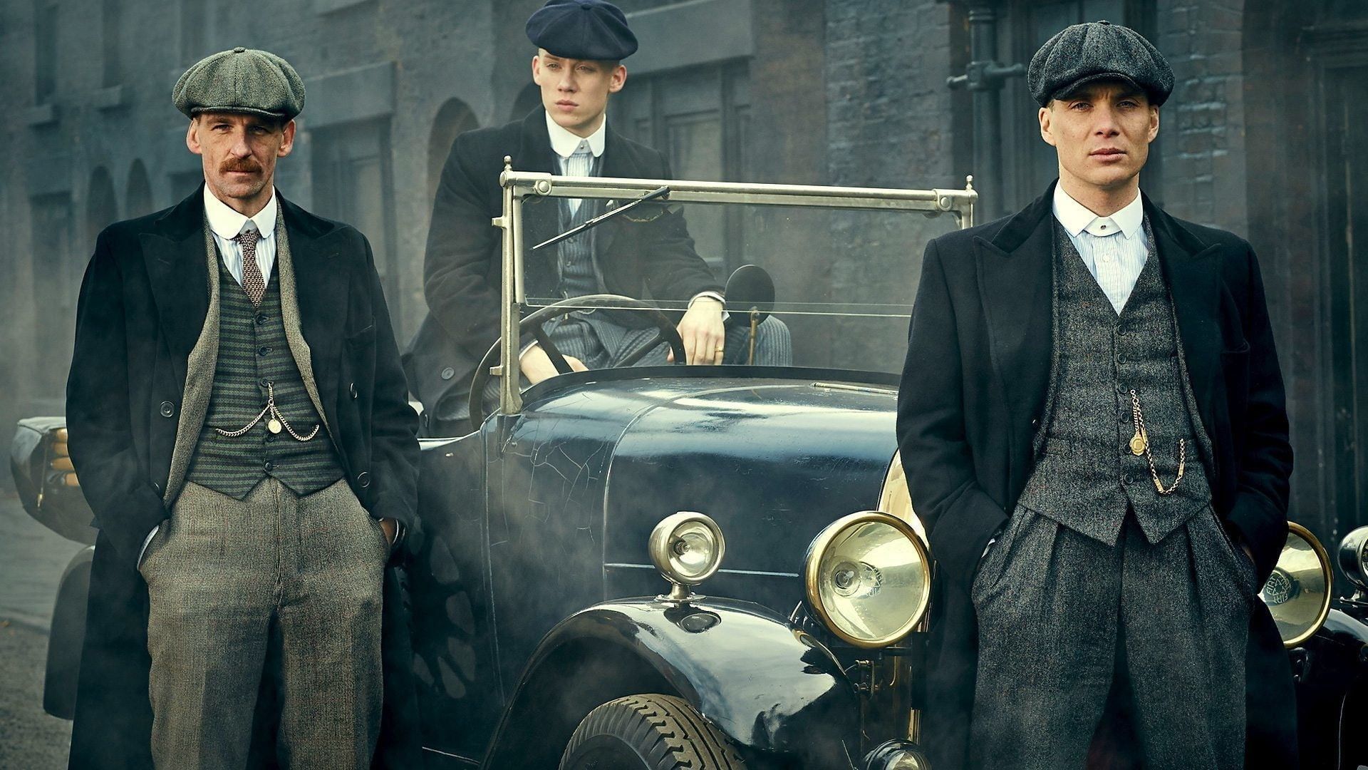 1920x1080 Wallpaper / Young Men, Front View, Well Dressed, Blazer, Mid Adult, Architecture, Mid Adult Men, Peaky Blinders, Suit, Thomas Shelby, Looking At Camera, 1080P, Black Free Download