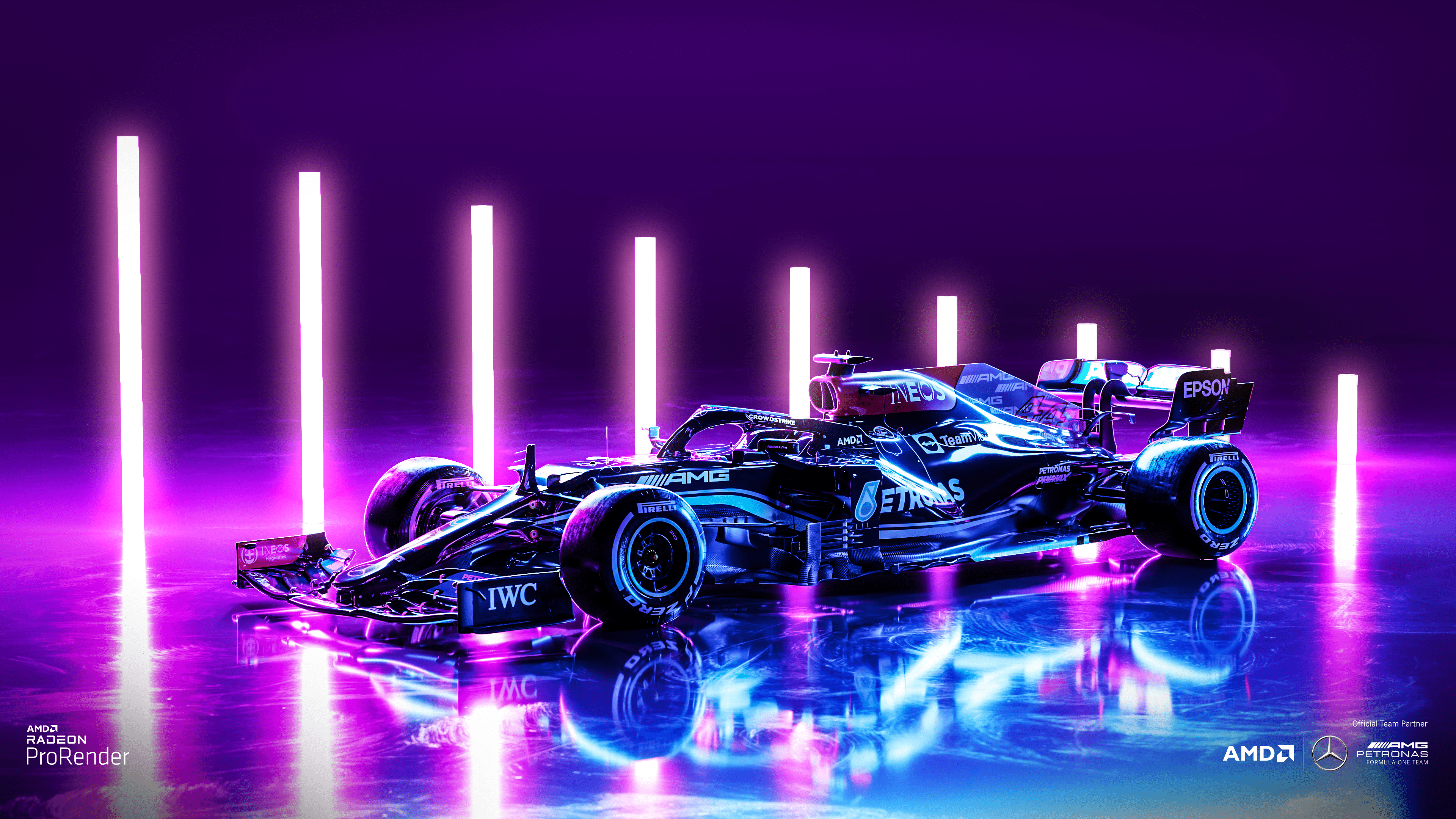 3840x2160 Mercedes AMG F1 W12 E Performance Background