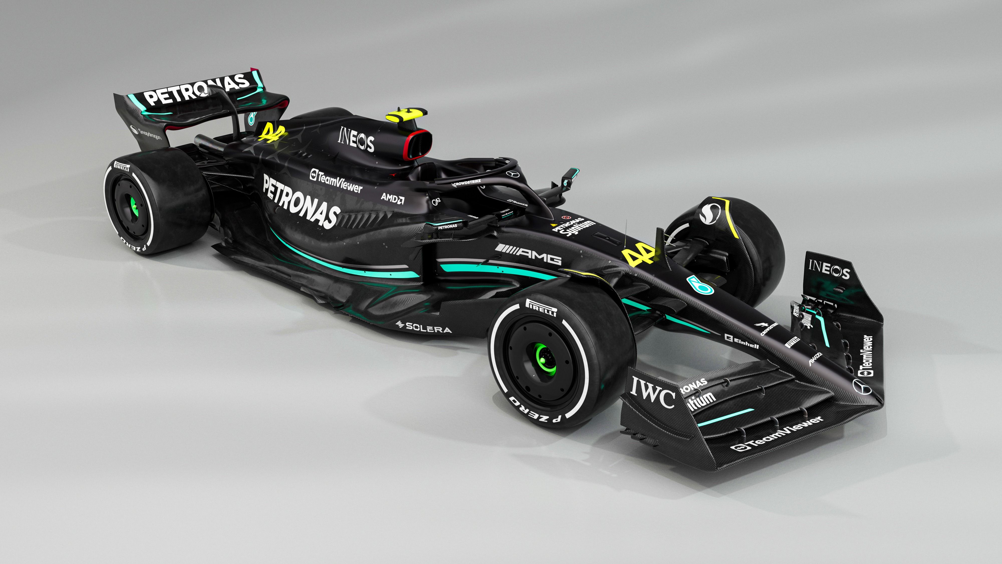 4000x2250 Mercedes W14 F1 car launch photo