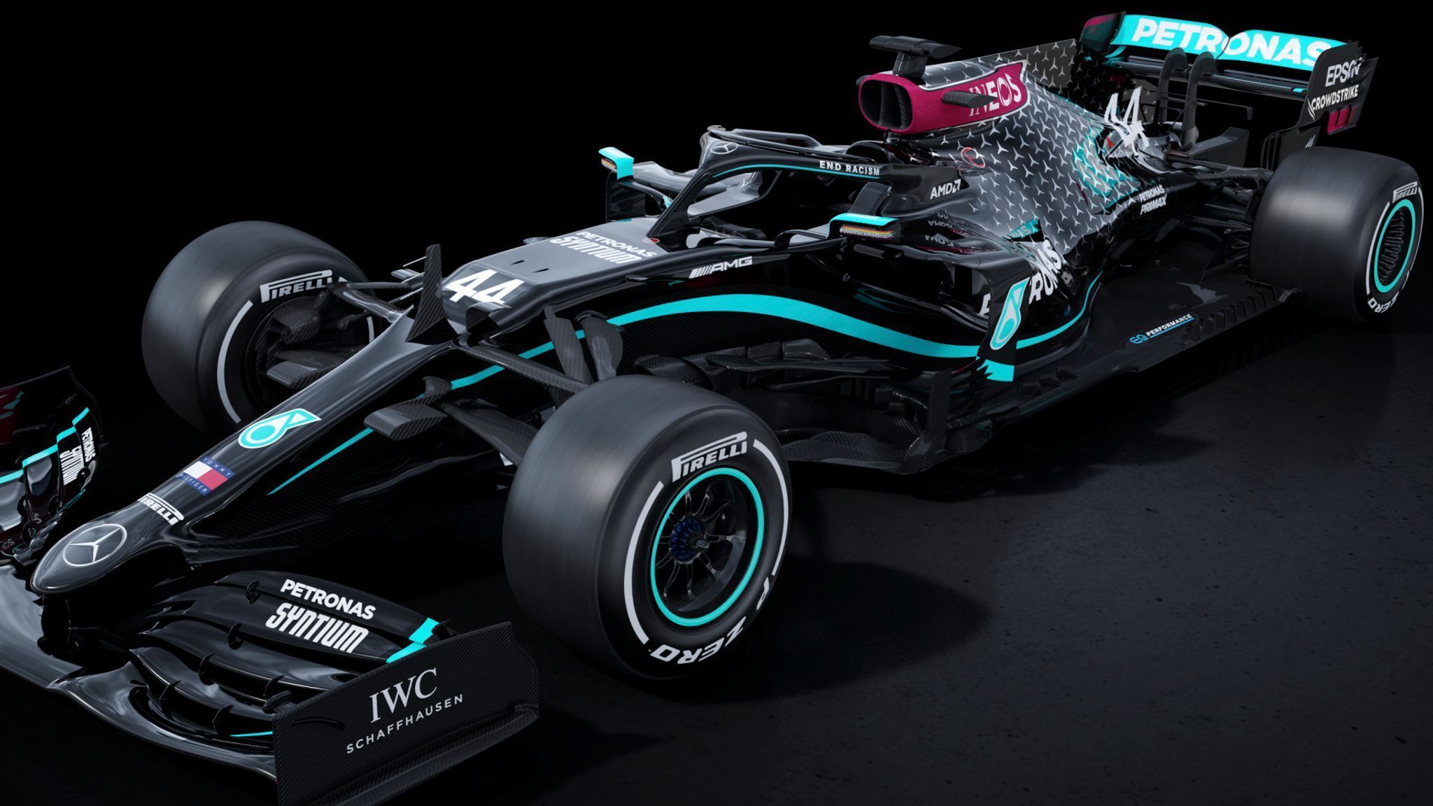 2048x1152 Mercedes To Run Black Liveried Cars In F1 2020 In Stand Against Racism