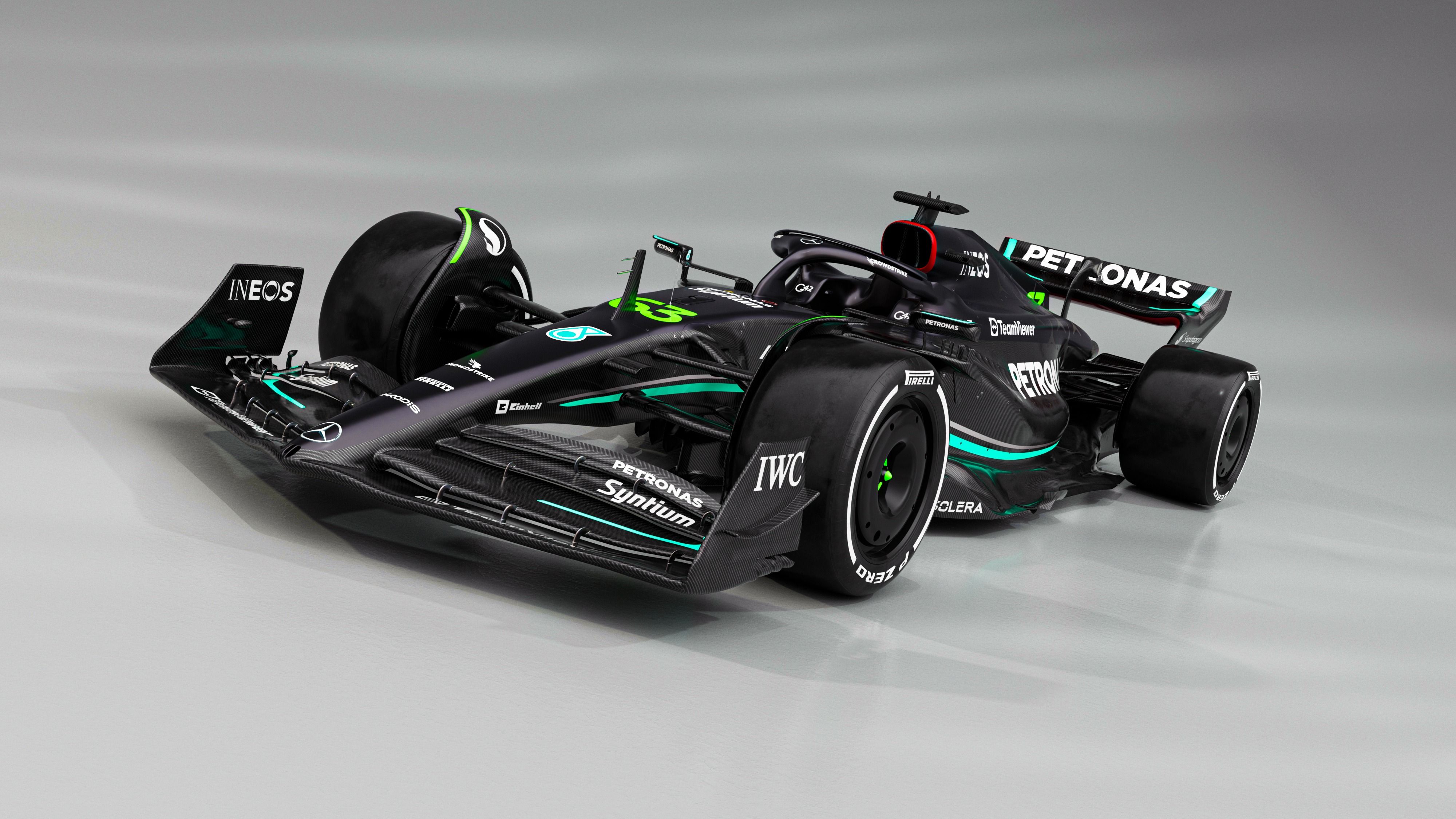 4000x2250 Mercedes W14 F1 car launch photo