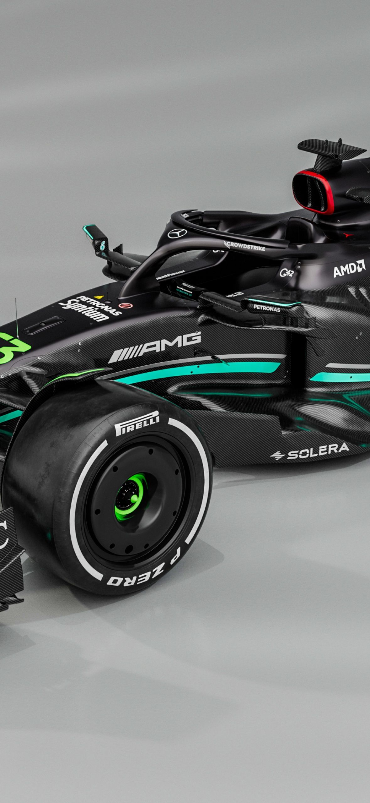 1179x2556 Mercedes AMG F1 W14 E Performance Wallpaper 4K, Formula E Racing Car
