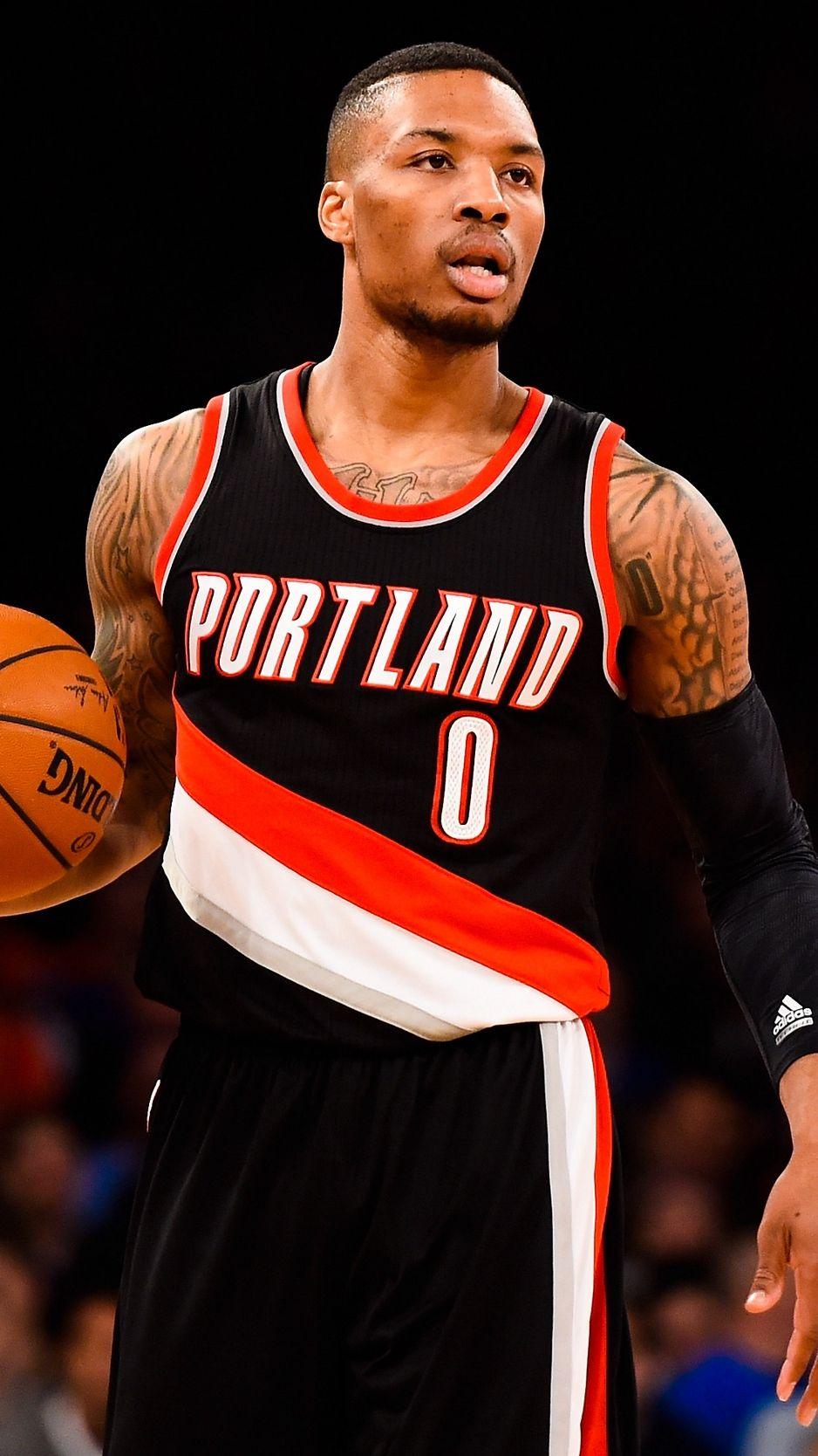 938x1668 Download wallpaper 938x1668 damian lillard, basketball, nba