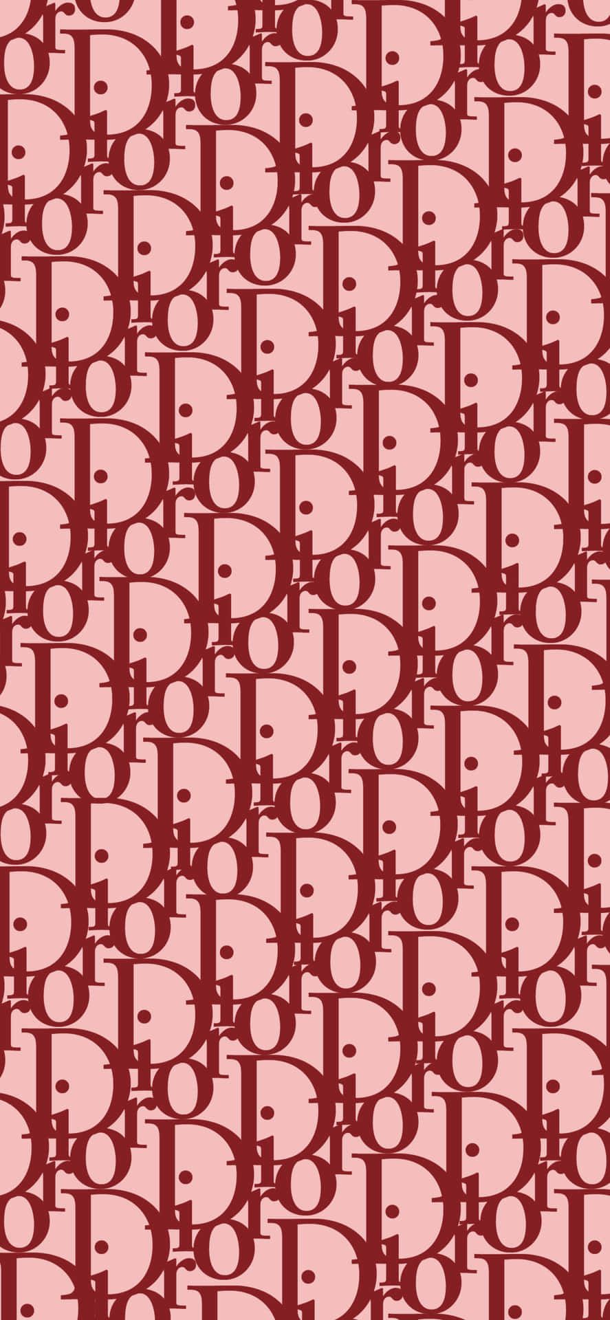 887x1920 Pink Dior Wallpaper