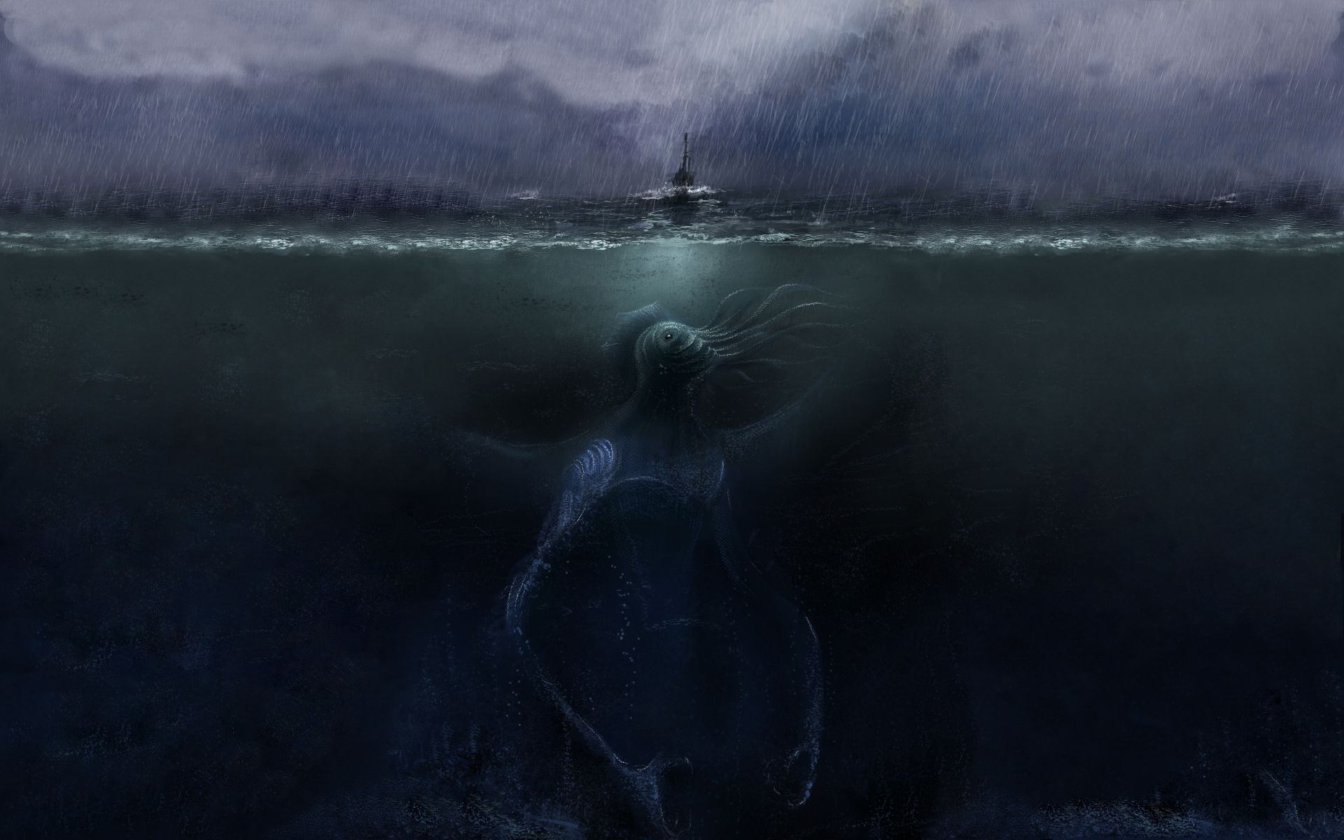 1920x1200 Fantasy Cthulhu HD Wallpaper and Background
