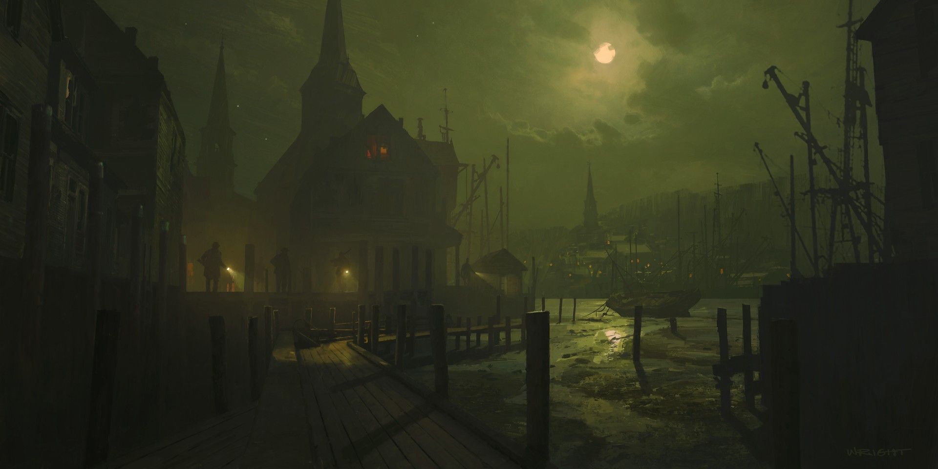 1920x960 H. P. Lovecraft, Richard Wright, innsmouth Gallery HD Wallpaper