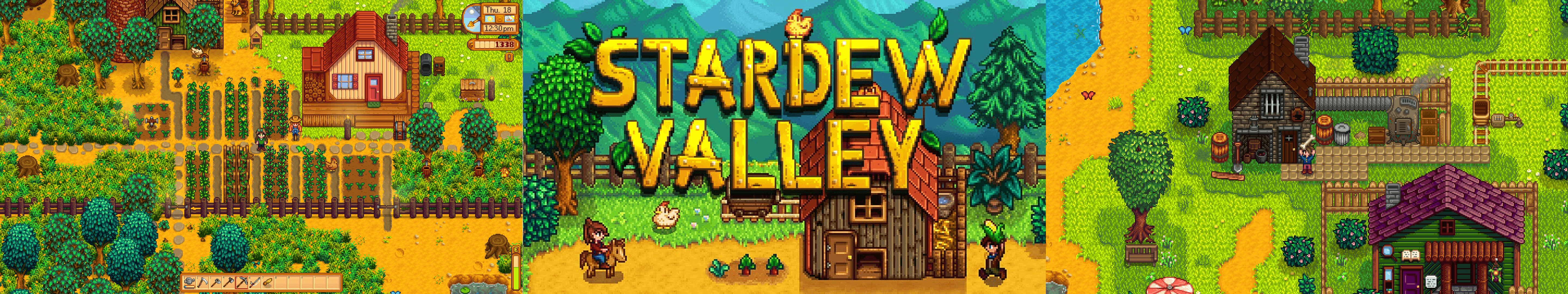 5760x1080 Stardew Valley Triple Display Wallpaper 5760x1080