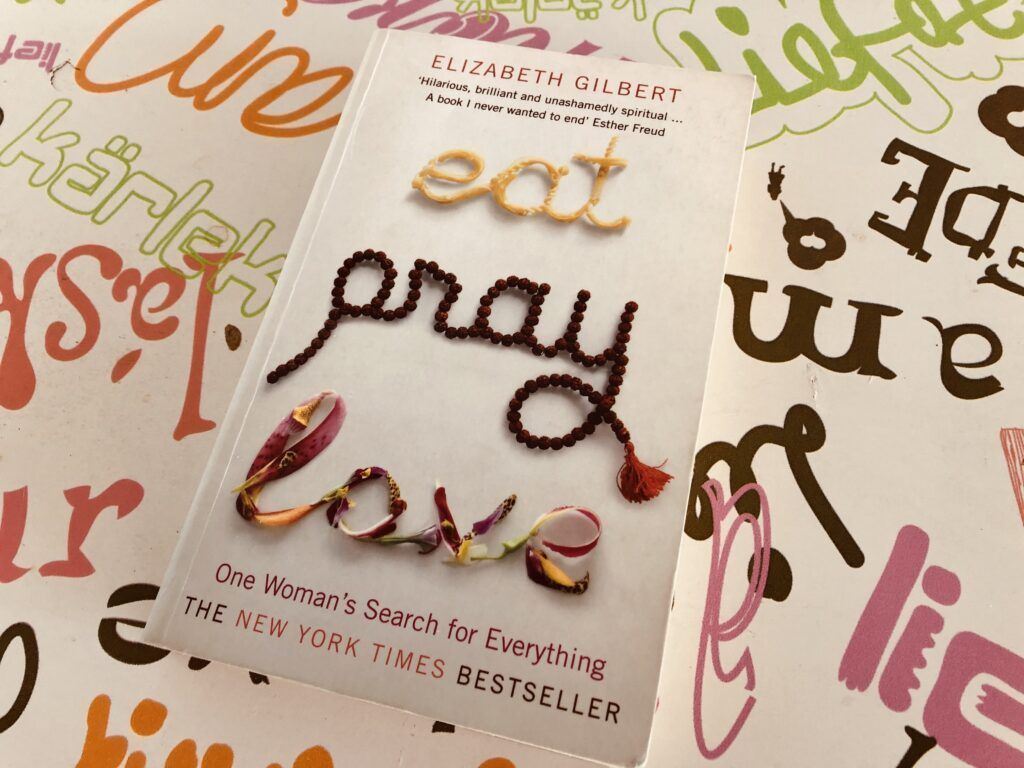1024x768 books that stand out of my list - ''Eat, pray, love'', ''The Virgin Way''and ''How to Stop Worrying and Start Living''
