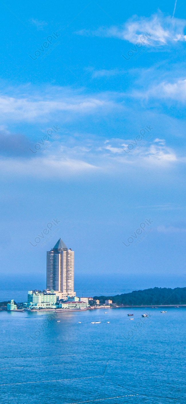 650x1407 Qingdao Mobile Phone Wallpaper Image Free Download