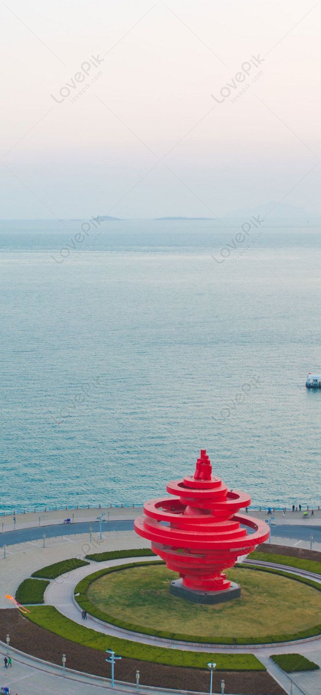 650x1407 Qingdao Travel Mobile Phone Wallpaper Image Free Download