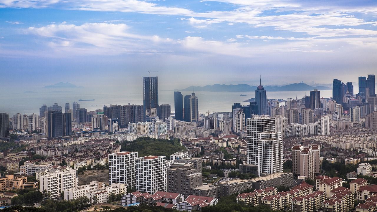 1280x720 Qingdao Skyscraper Center