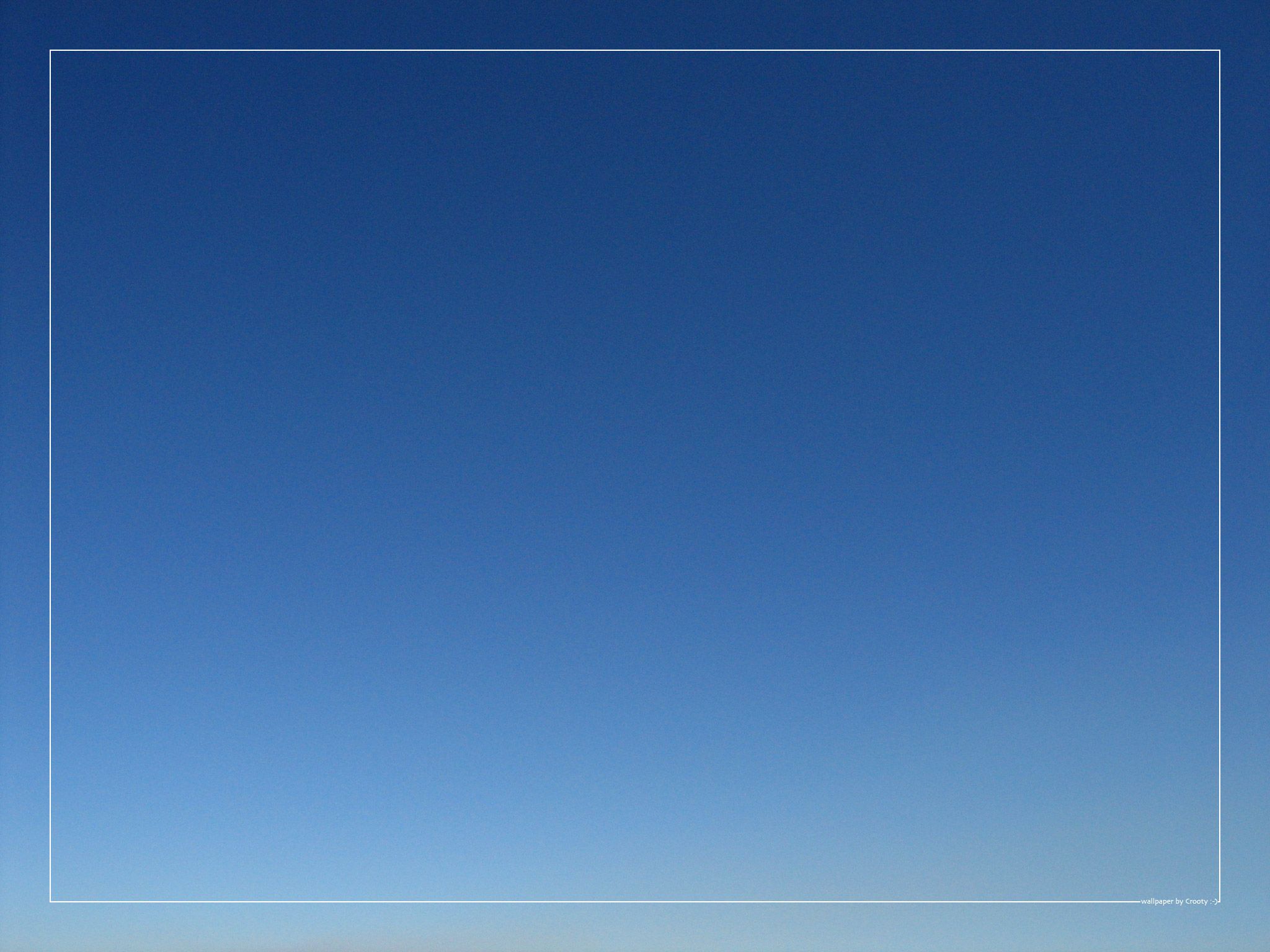2048x1536 Clean Sky Wallpaper
