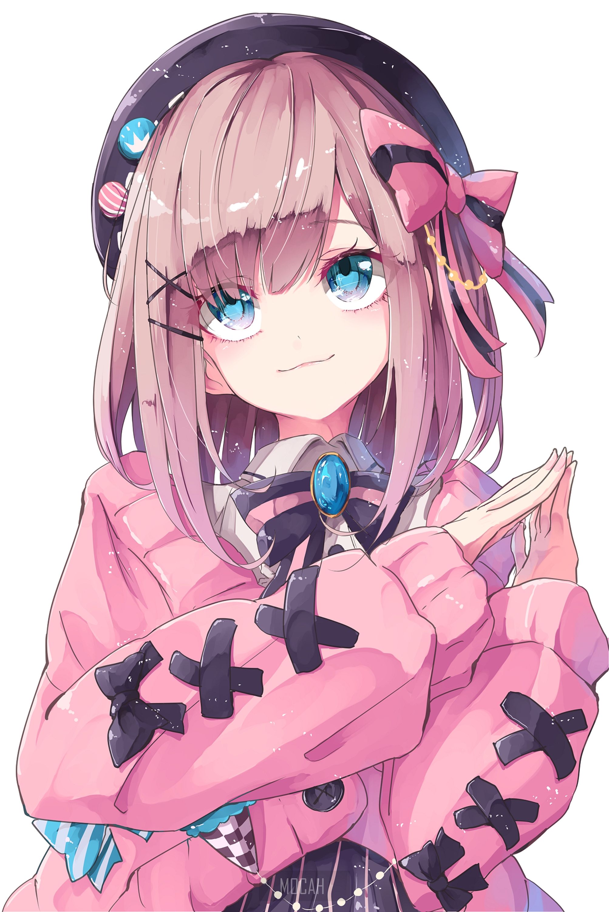 2006x3000 anime, anime girl, 3D, portrait, Virtual Youtuber, Nijisanji, Suzuhara Lulu wallpaper HD download, 2006x3000 Gallery HD Wallpaper