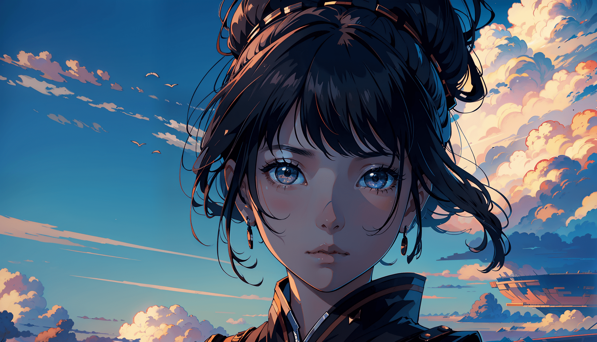1952x1120 Anime Girl HD Wallpaper and Background